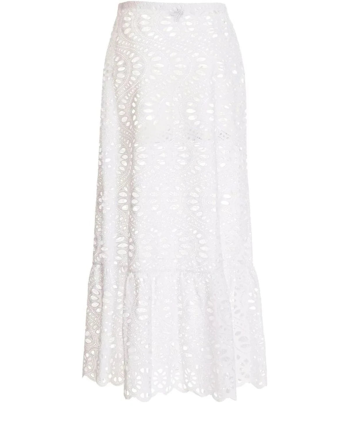 Giambattista Valli Skirt in white, Cotton — view 2