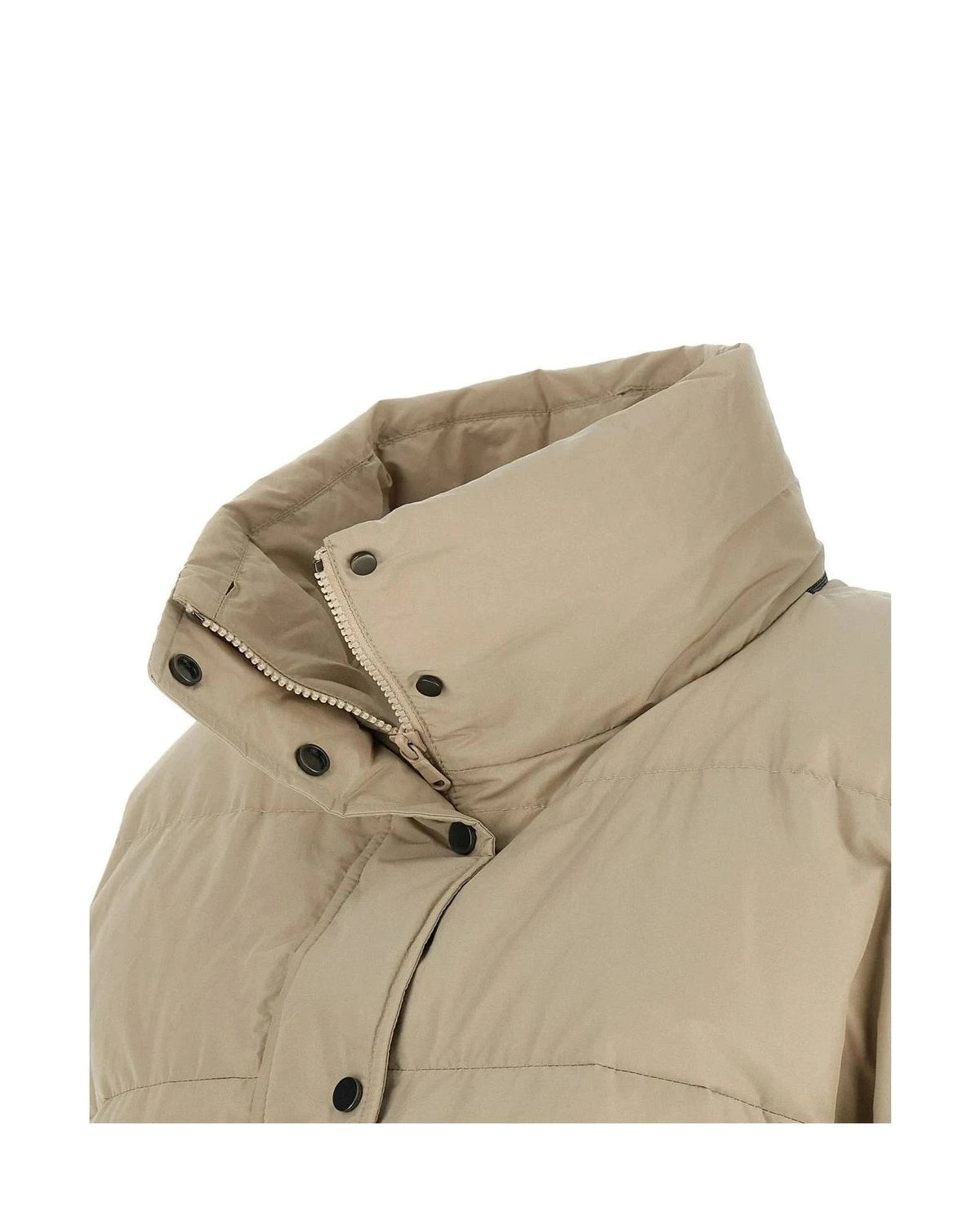 Brunello Cucinelli Puffer Jacket in beige, Cotton — view 5