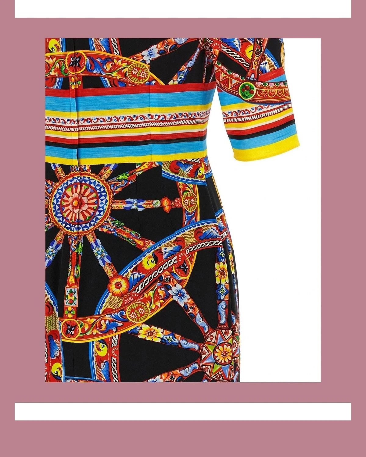 Dolce & Gabbana Dresse in multicolor, Silk — view 4