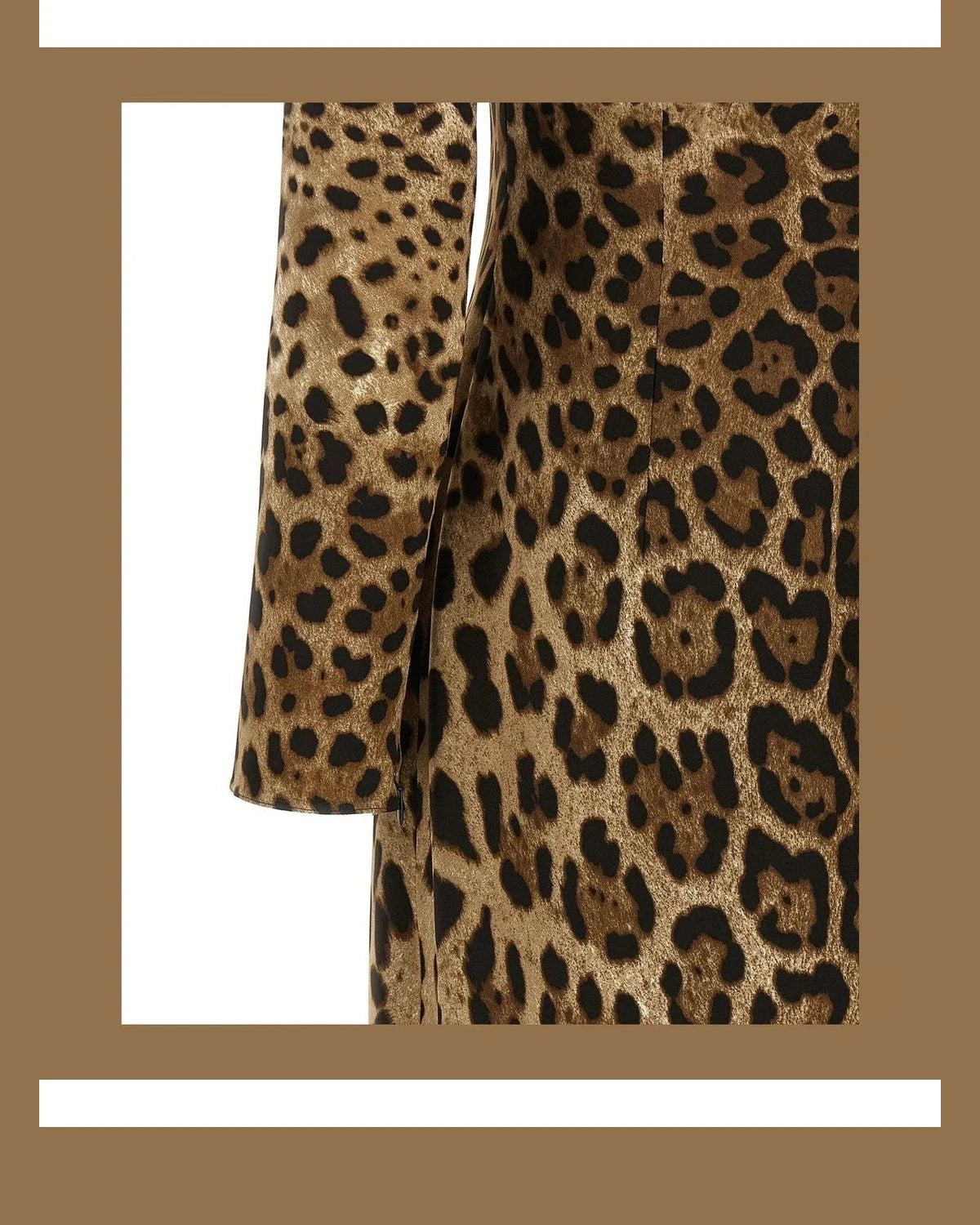 Dolce & Gabbana Dresse in brown, Viscose — view 4
