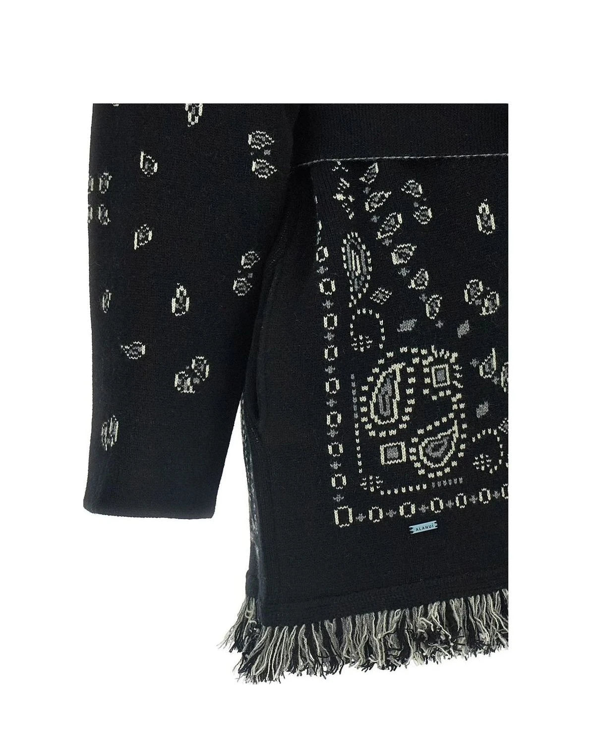 Alanui Cardigan in black, Cashmere — view 4
