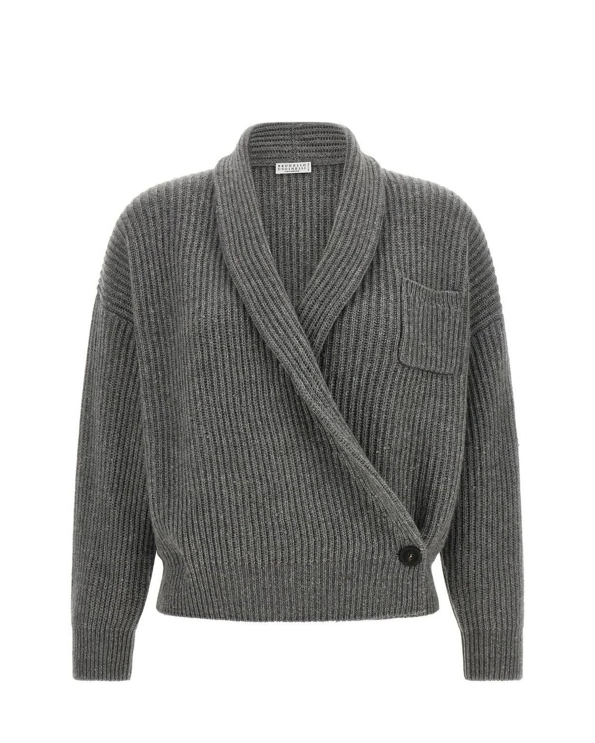 Brunello Cucinelli Cardigan in gray