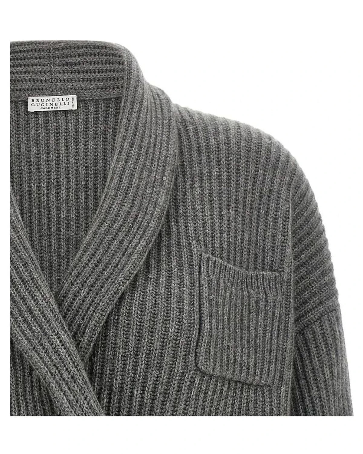 Brunello Cucinelli Cardigan in gray — view 3