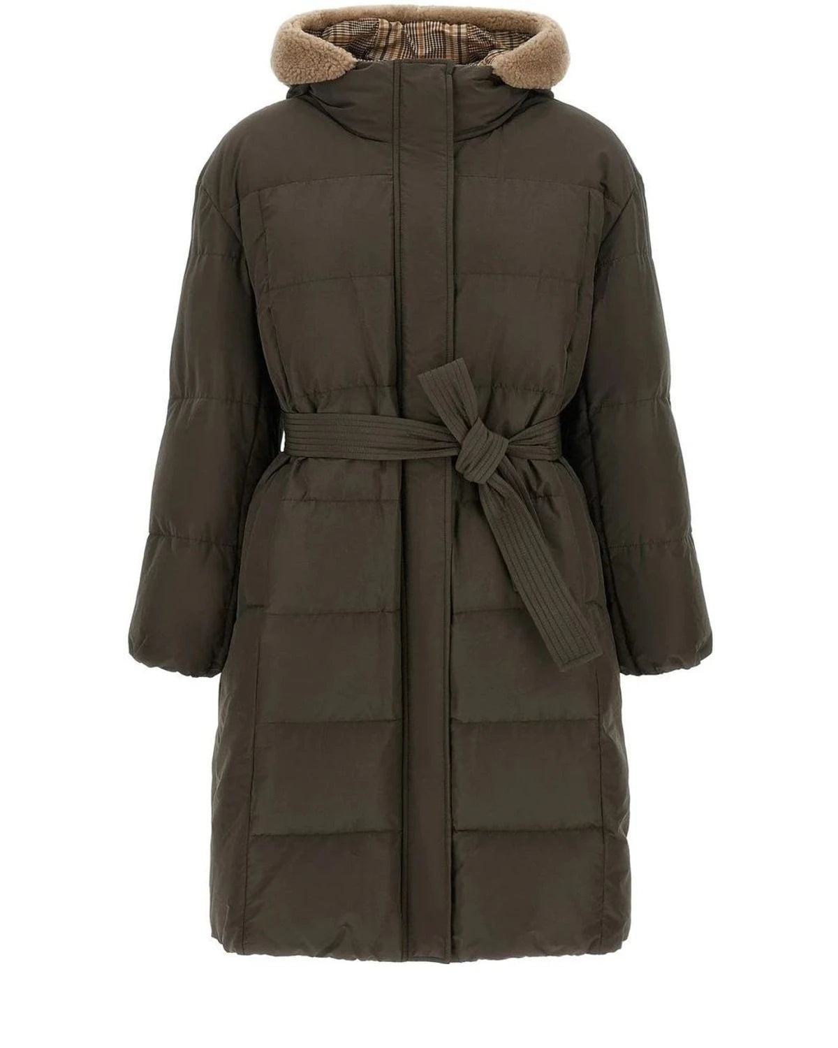 Brunello Cucinelli Puffer Jacket in brown