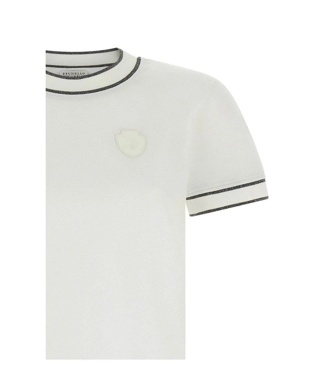 Brunello Cucinelli T-Shirt in white β view 3