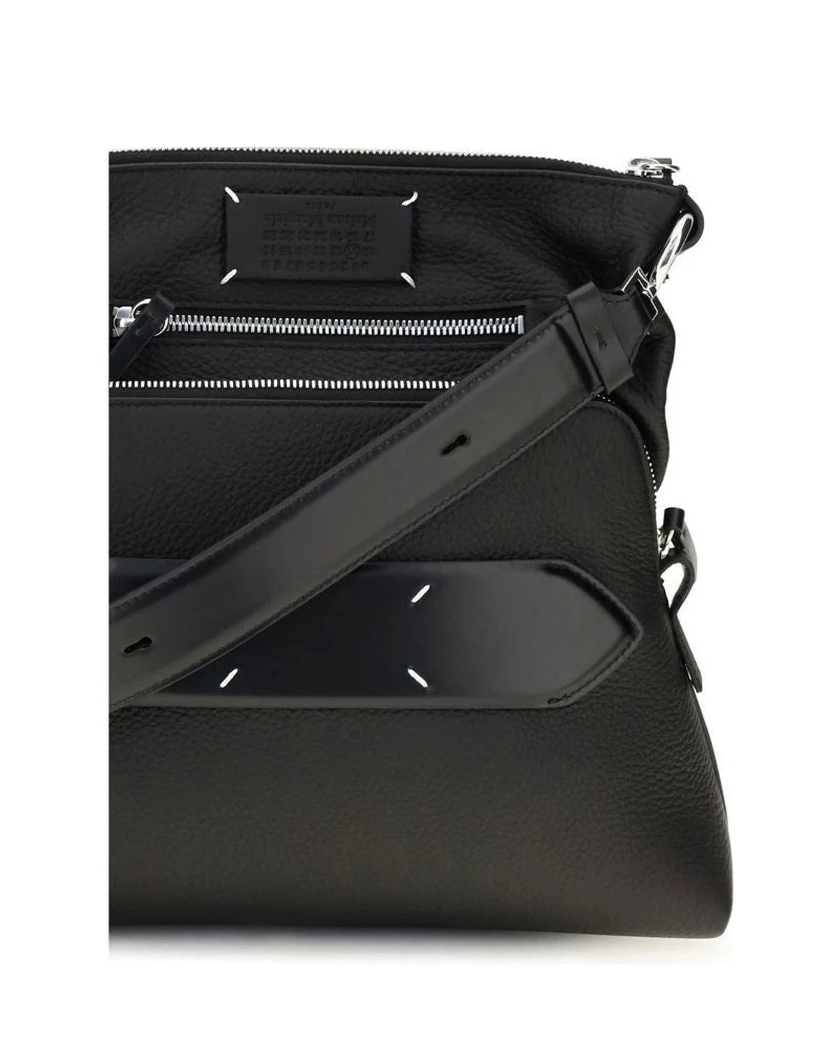 Maison Margiela Cross Body Bag in black, Lamb — view 4