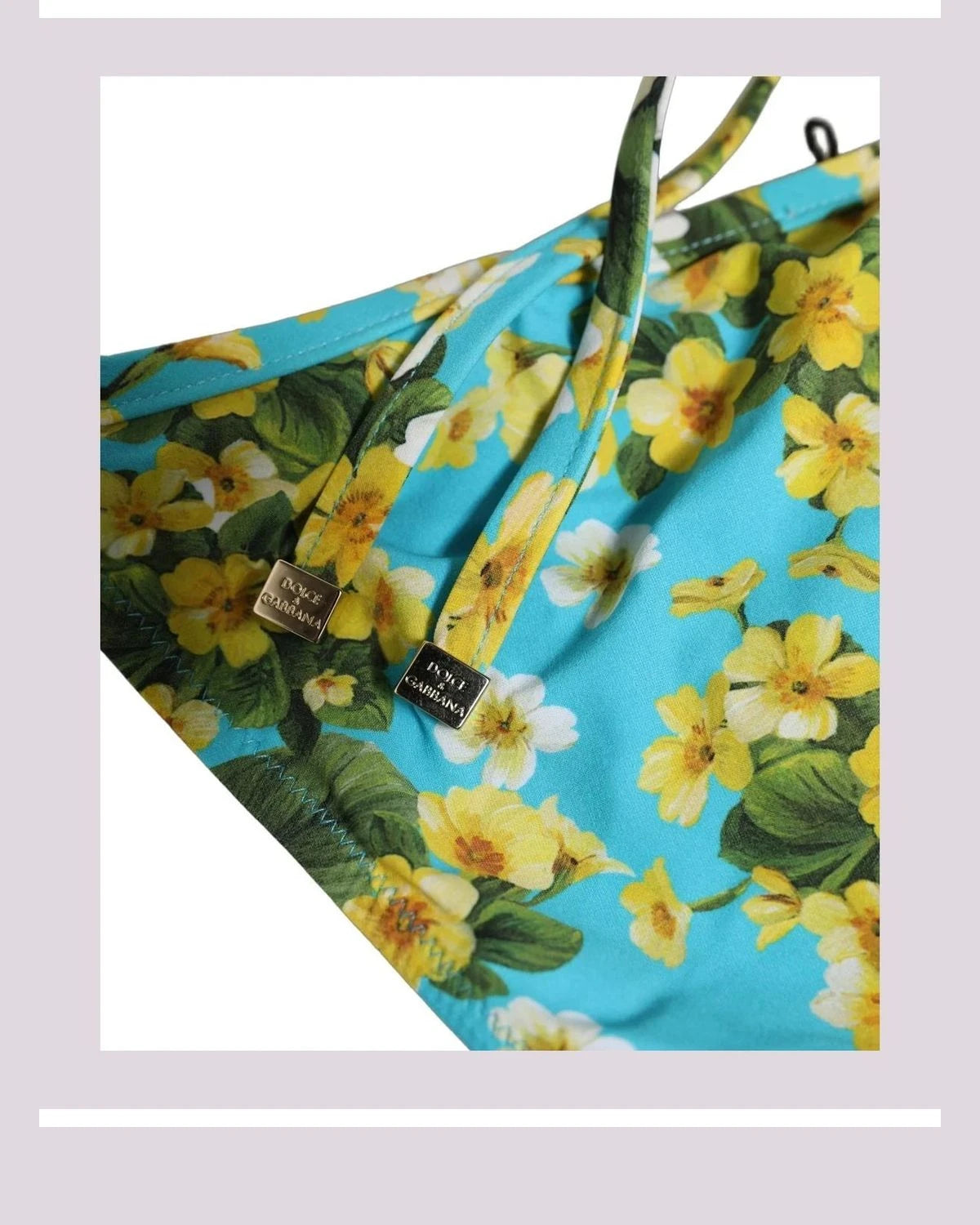 Dolce & Gabbana Classic Bikini in blue, Nylon — view 6
