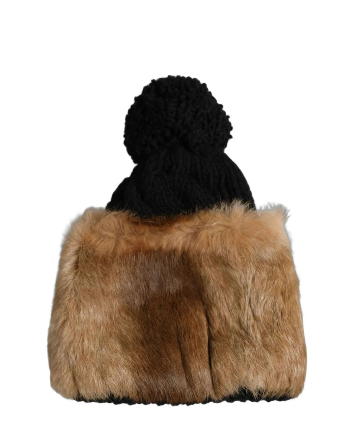 Dolce & Gabbana Winter Hat in black, Virgin Wool — view 3