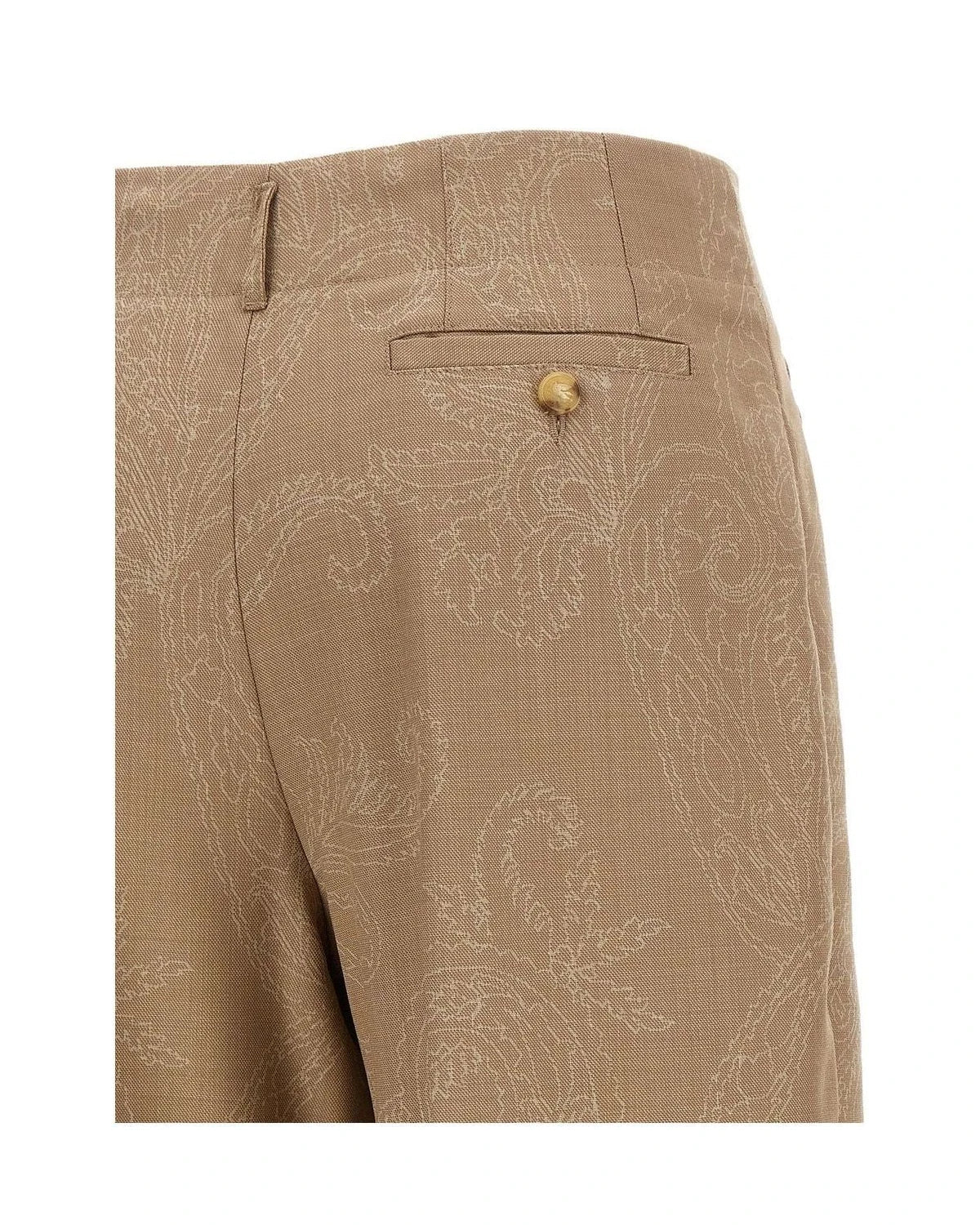 Etro Trouser in beige, Wool β view 4