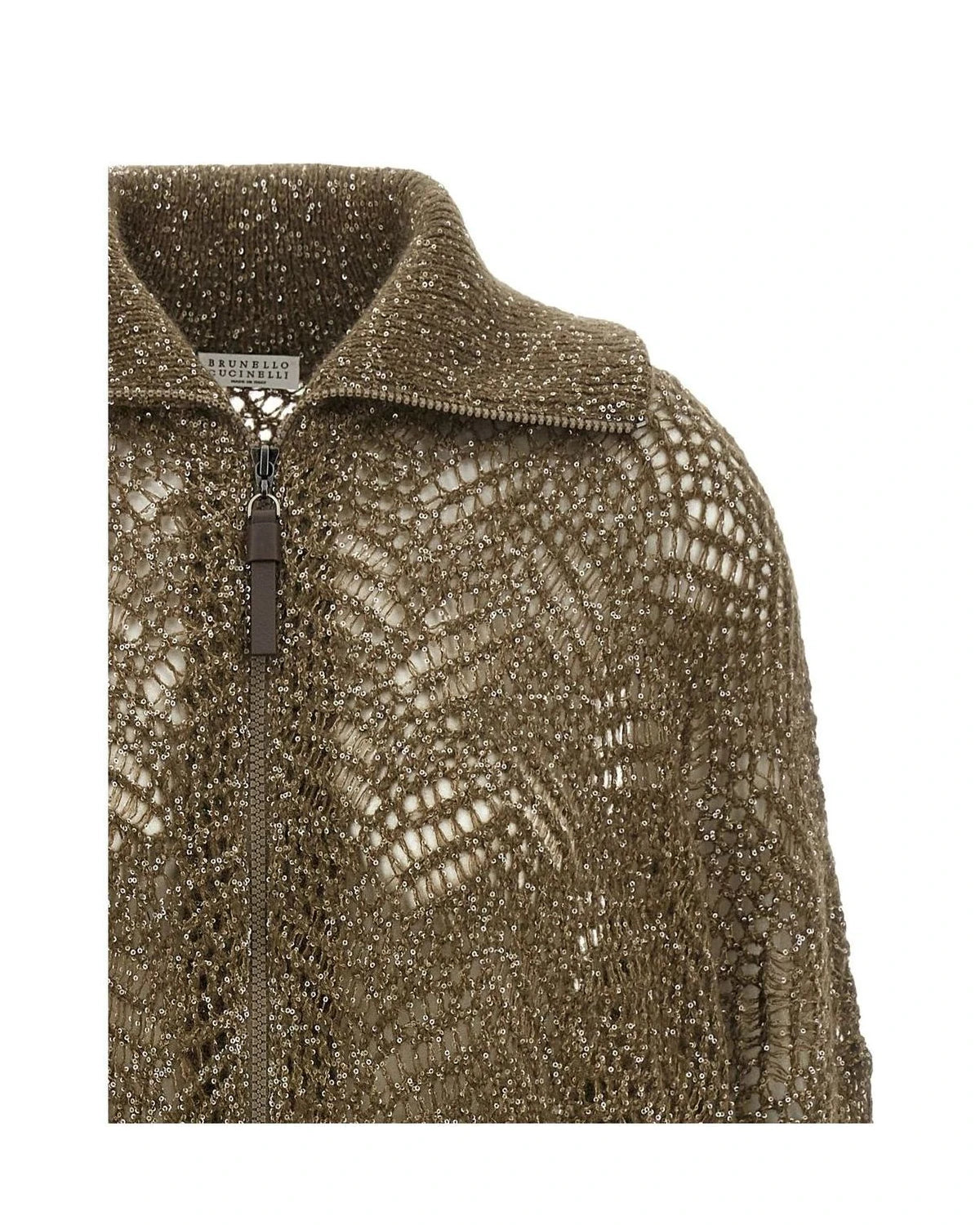Brunello Cucinelli Cardigan in brown, Polyamide β view 3