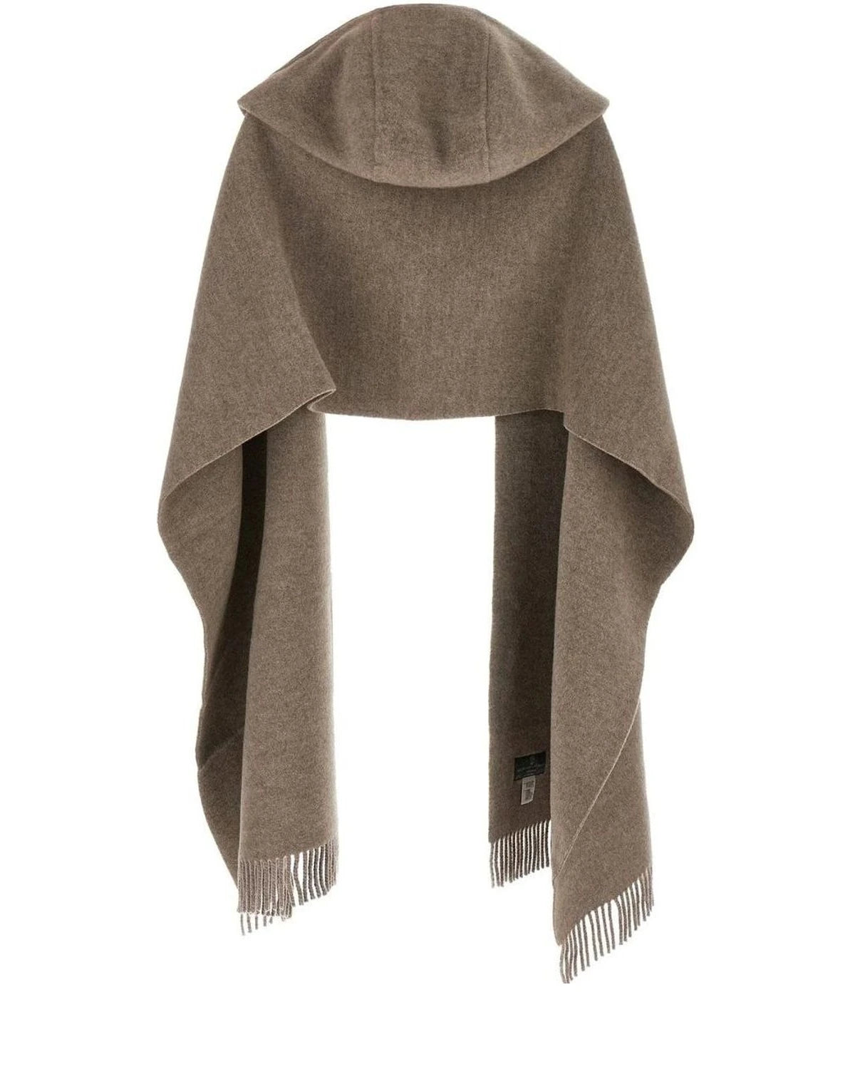 Brunello Cucinelli Scarves & Shawl in brown, Wool — view 2