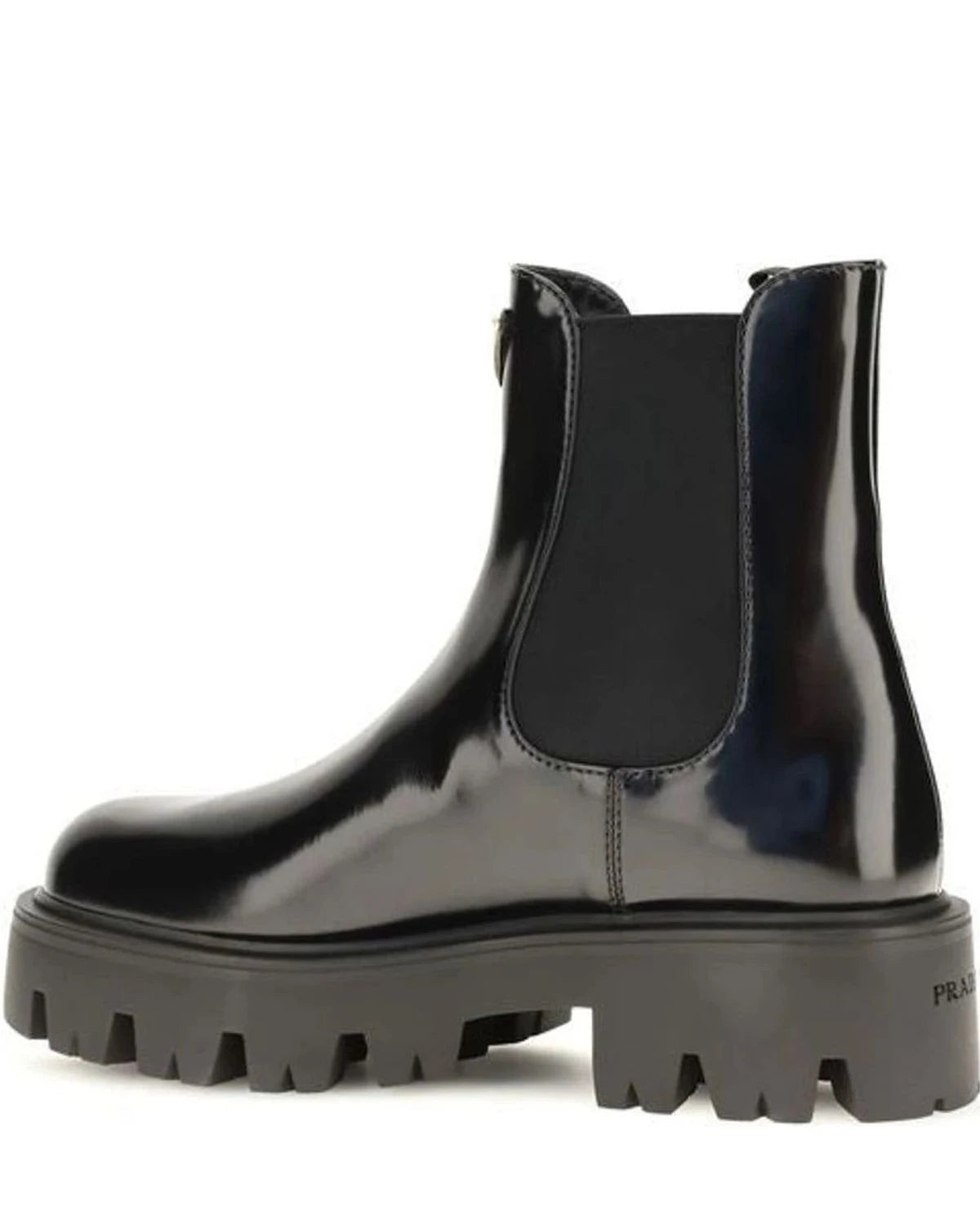 Prada Chelsea Boots in black, Calf Leather — view 3