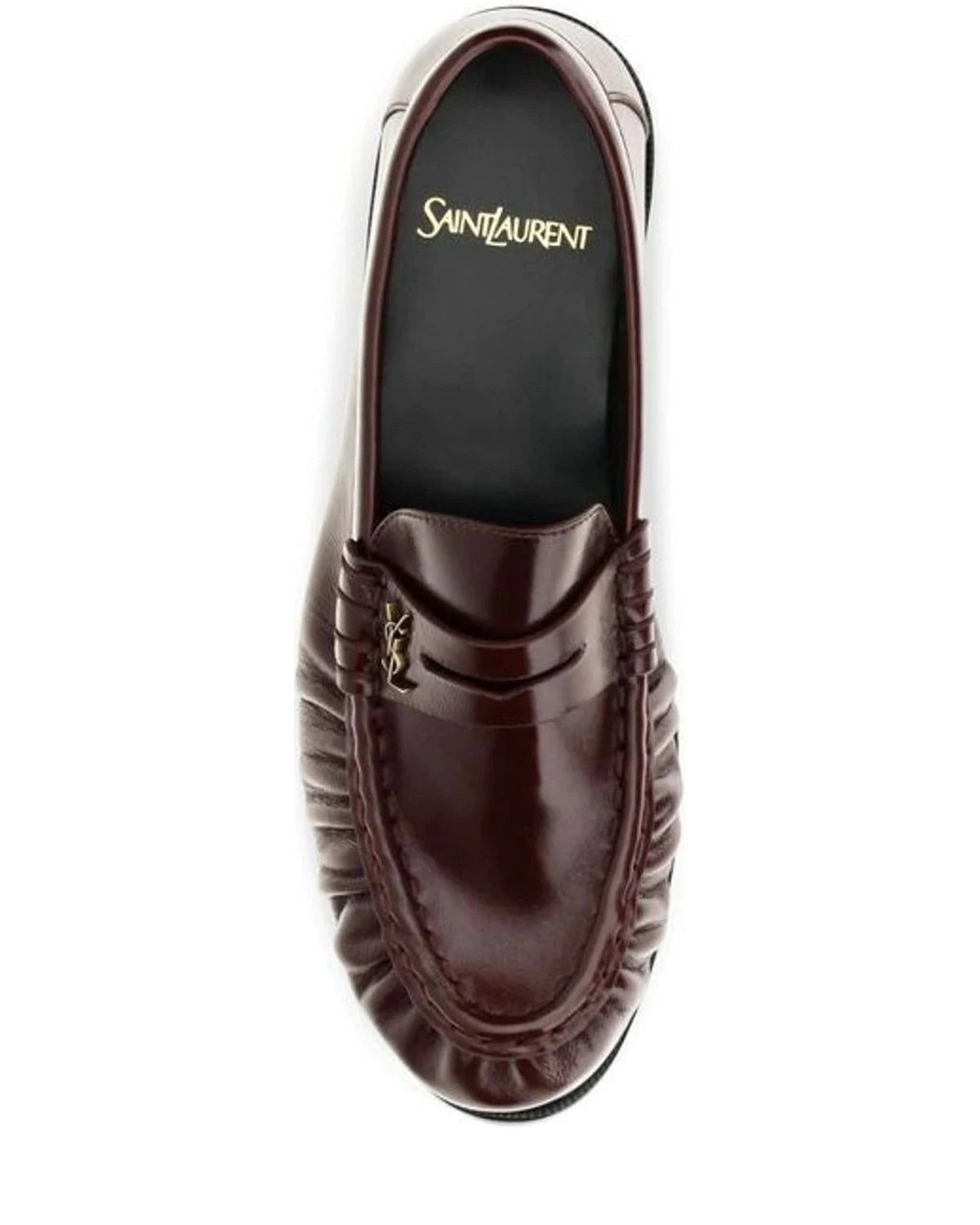 Saint Laurent Loafers in red, Lamb — view 4