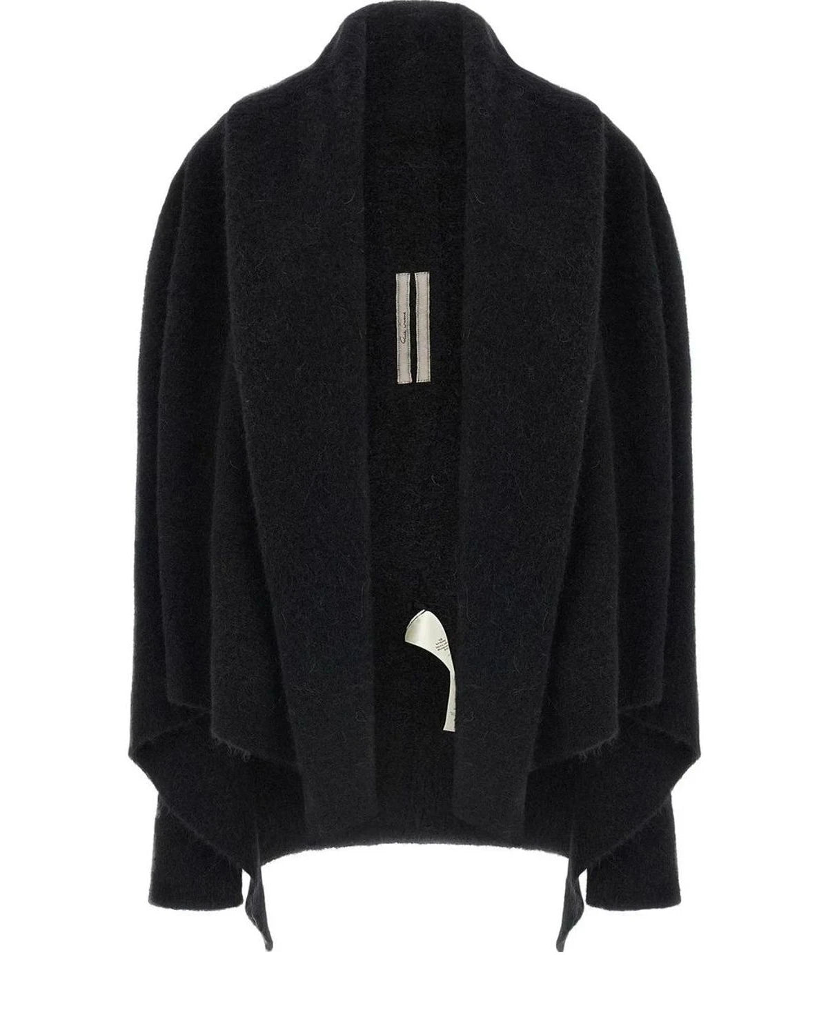 Rick Owens Cardigan in black, Alpaca