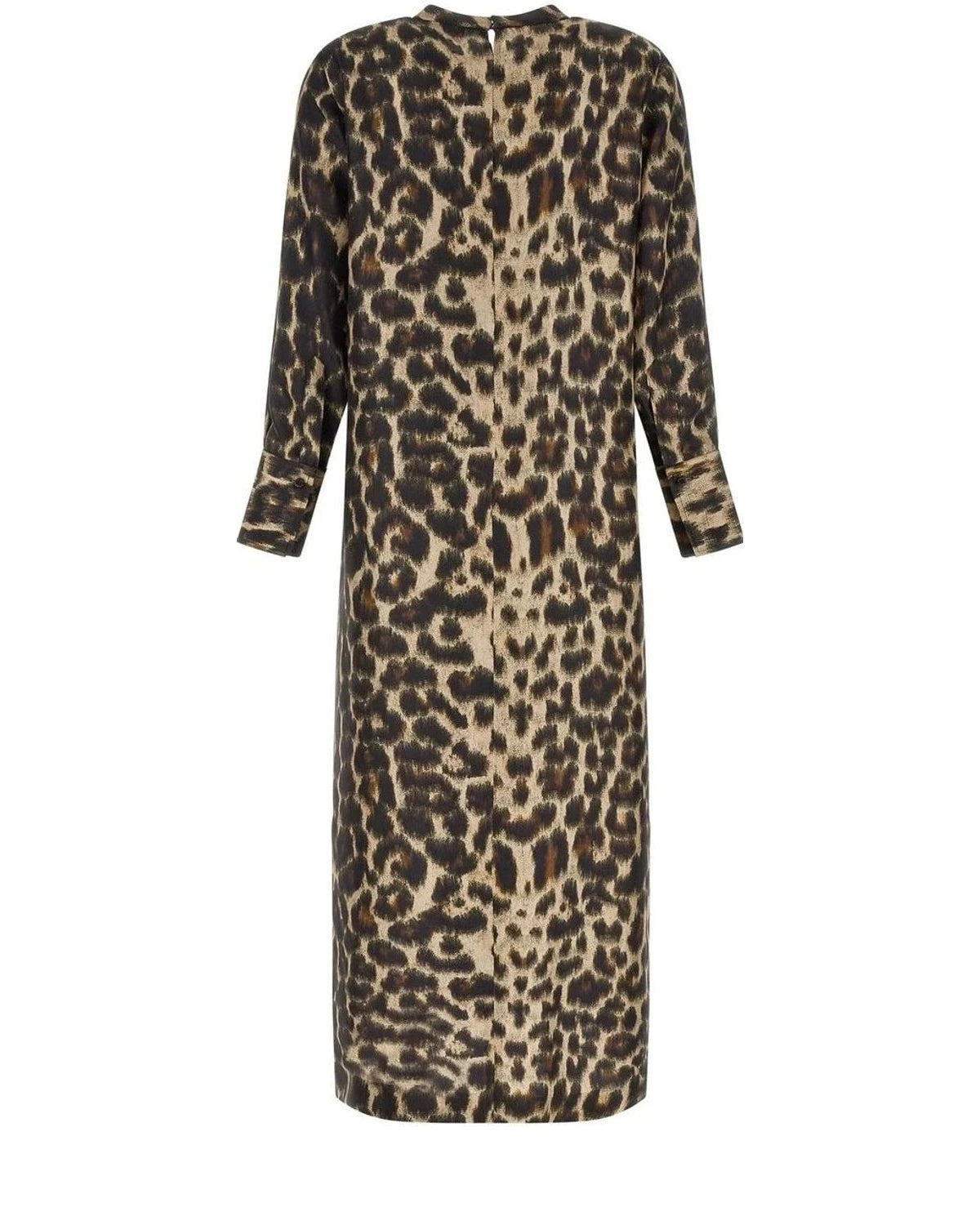 Alberto Biani Dresse in brown, Silk — view 2