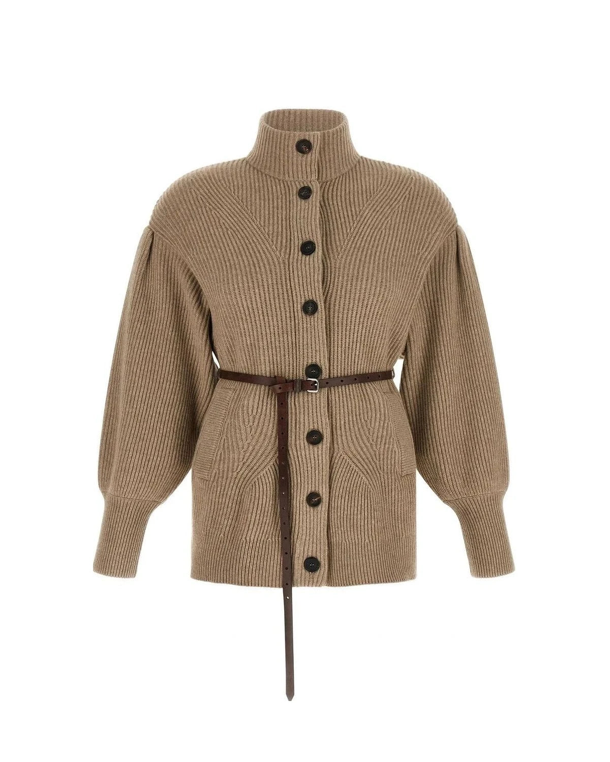 Brunello Cucinelli Cardigan in beige, Virgin Wool