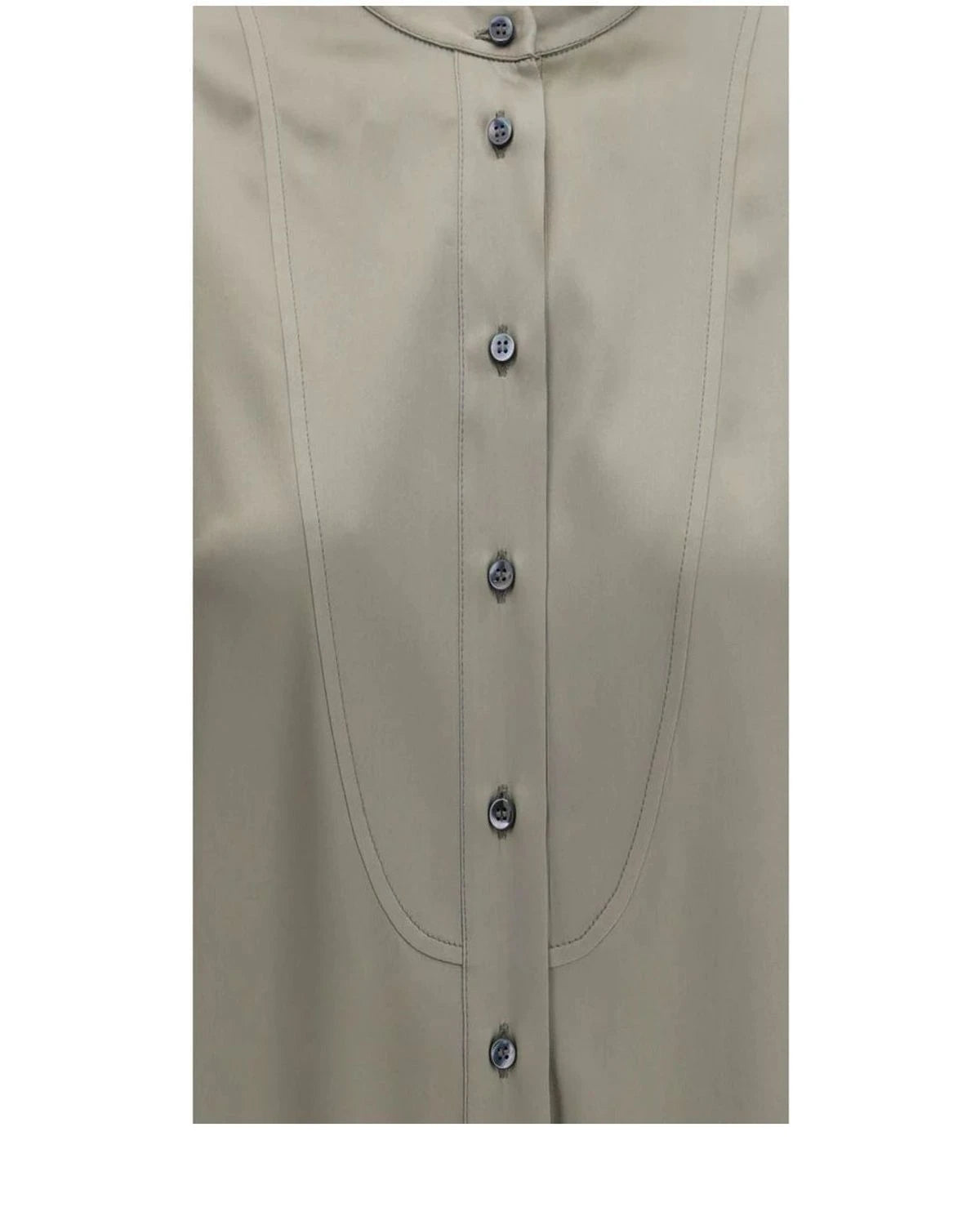Brunello Cucinelli Blouse in beige, Silk — view 3