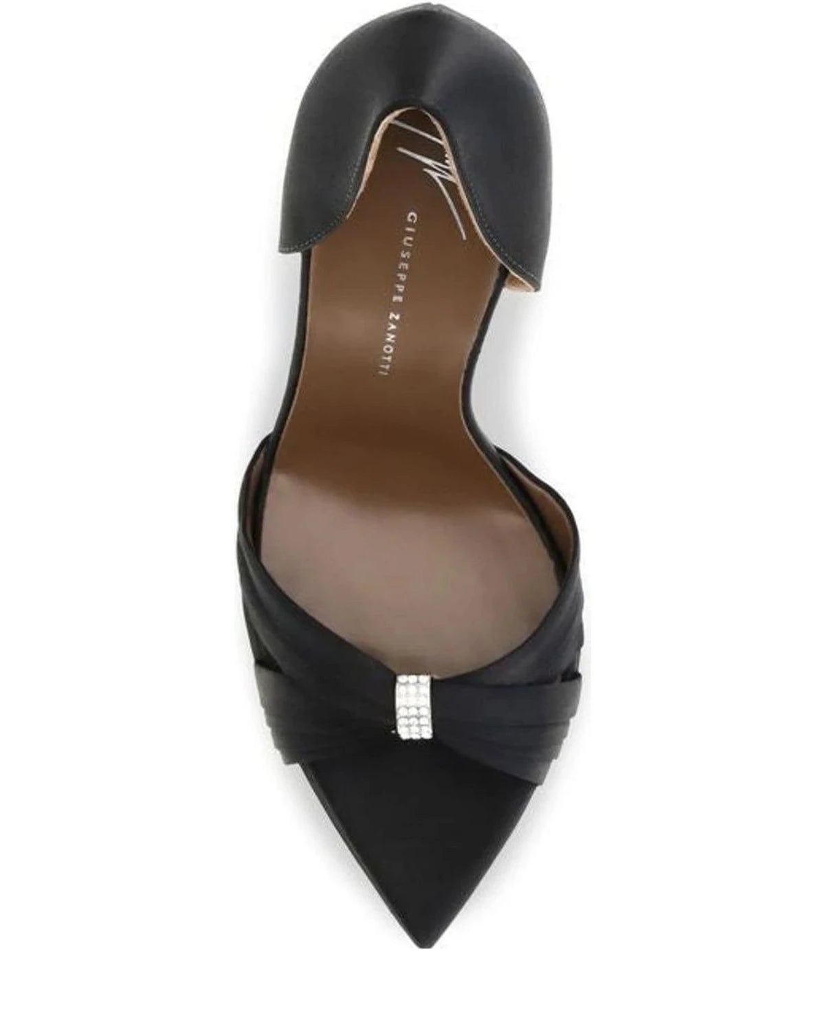 Giuseppe Zanotti Sandals in black, Silk Satin — view 4