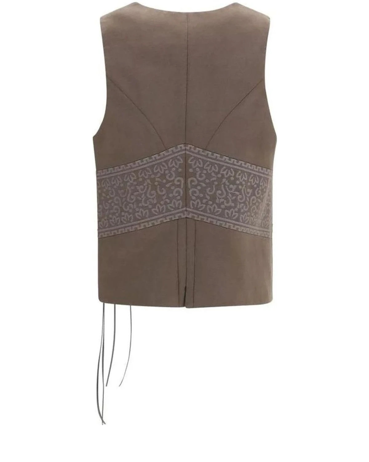 Giorgio Armani Vest in brown, Silk — view 2