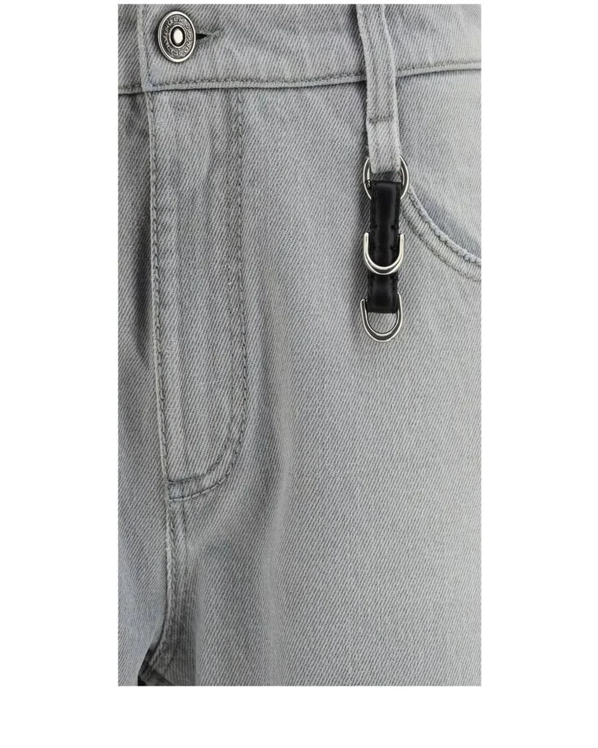 Ermanno Scervino Jean in gray, Cotton — view 3