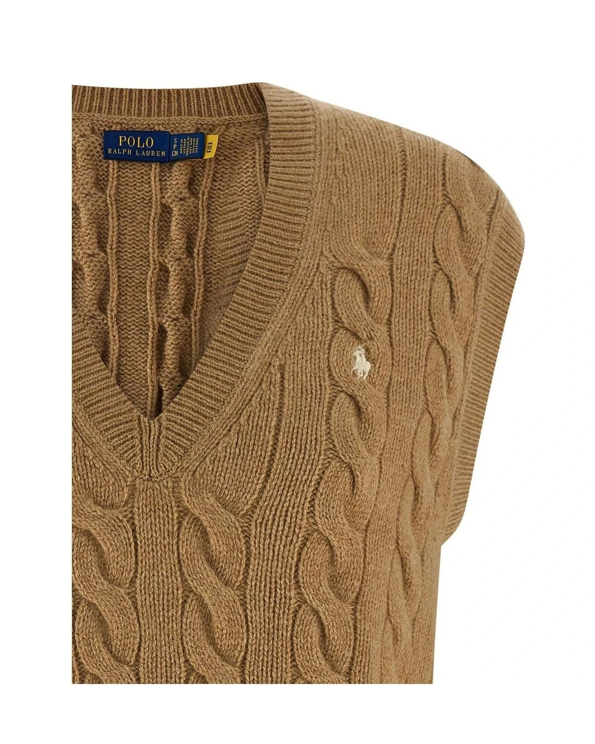 Polo Ralph Lauren Vest in beige, Wool — view 3