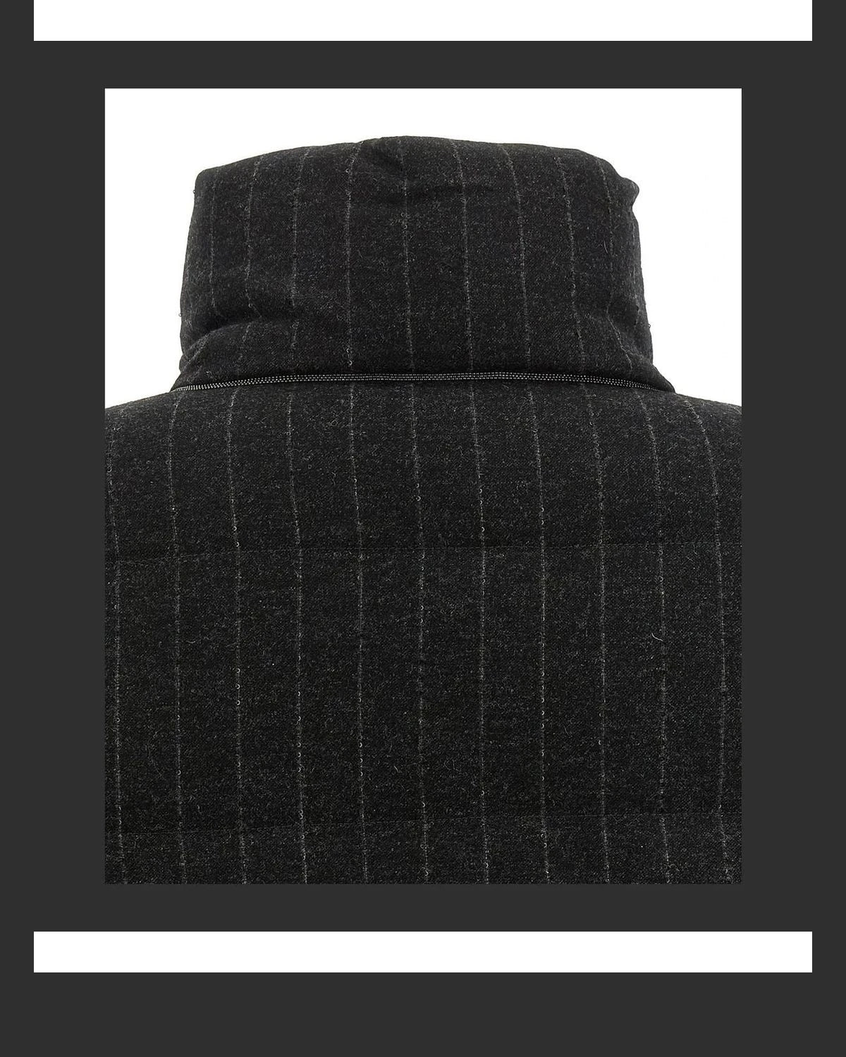 Brunello Cucinelli Puffer Jacket in gray, Virgin Wool — view 5