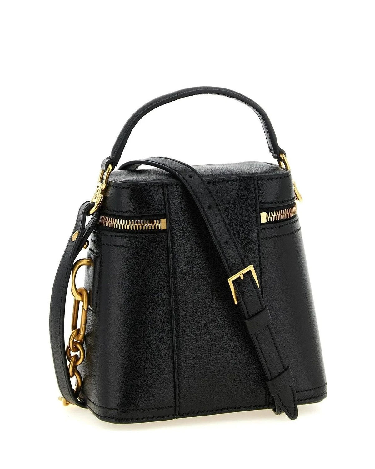 Balmain Satchel Bag in black, Buffalo Leather — view 2
