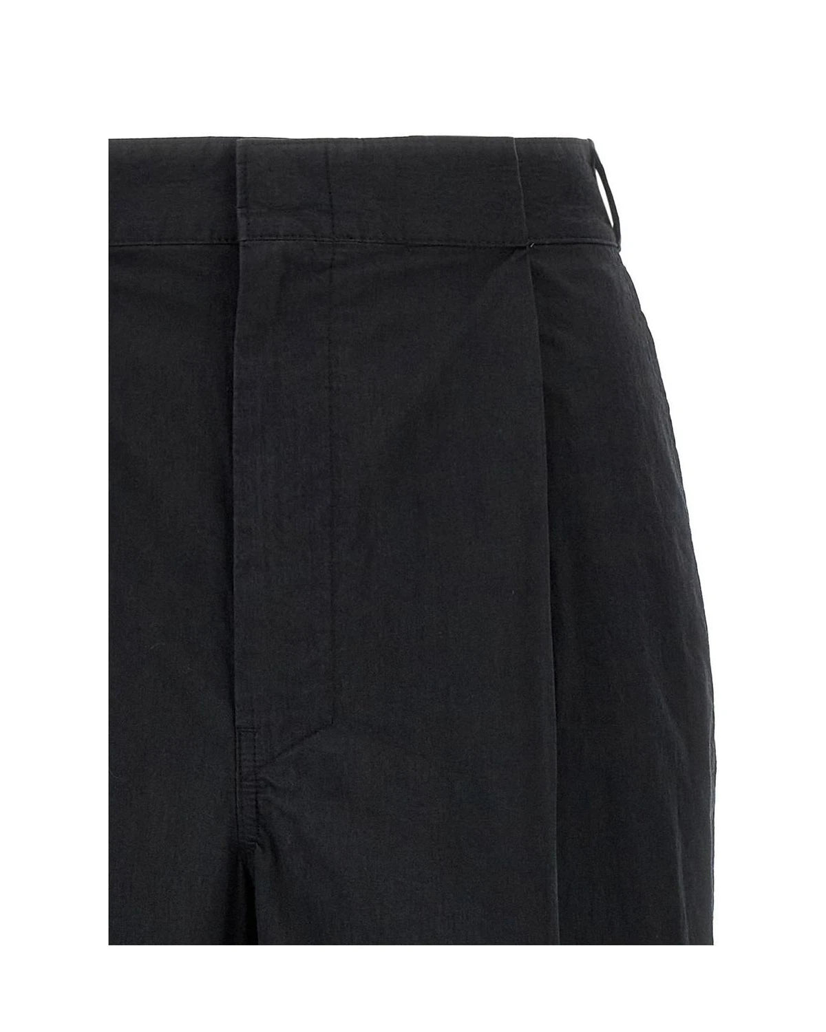 Maison Margiela Palazzo Pant in black, Cotton — view 3