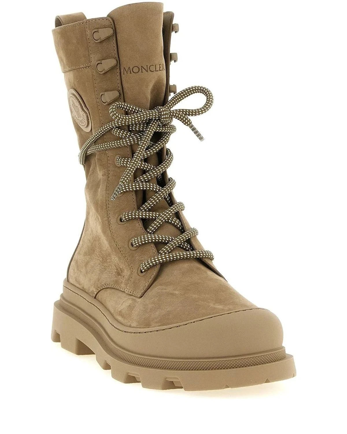 Moncler Boots in beige, Leather — view 2
