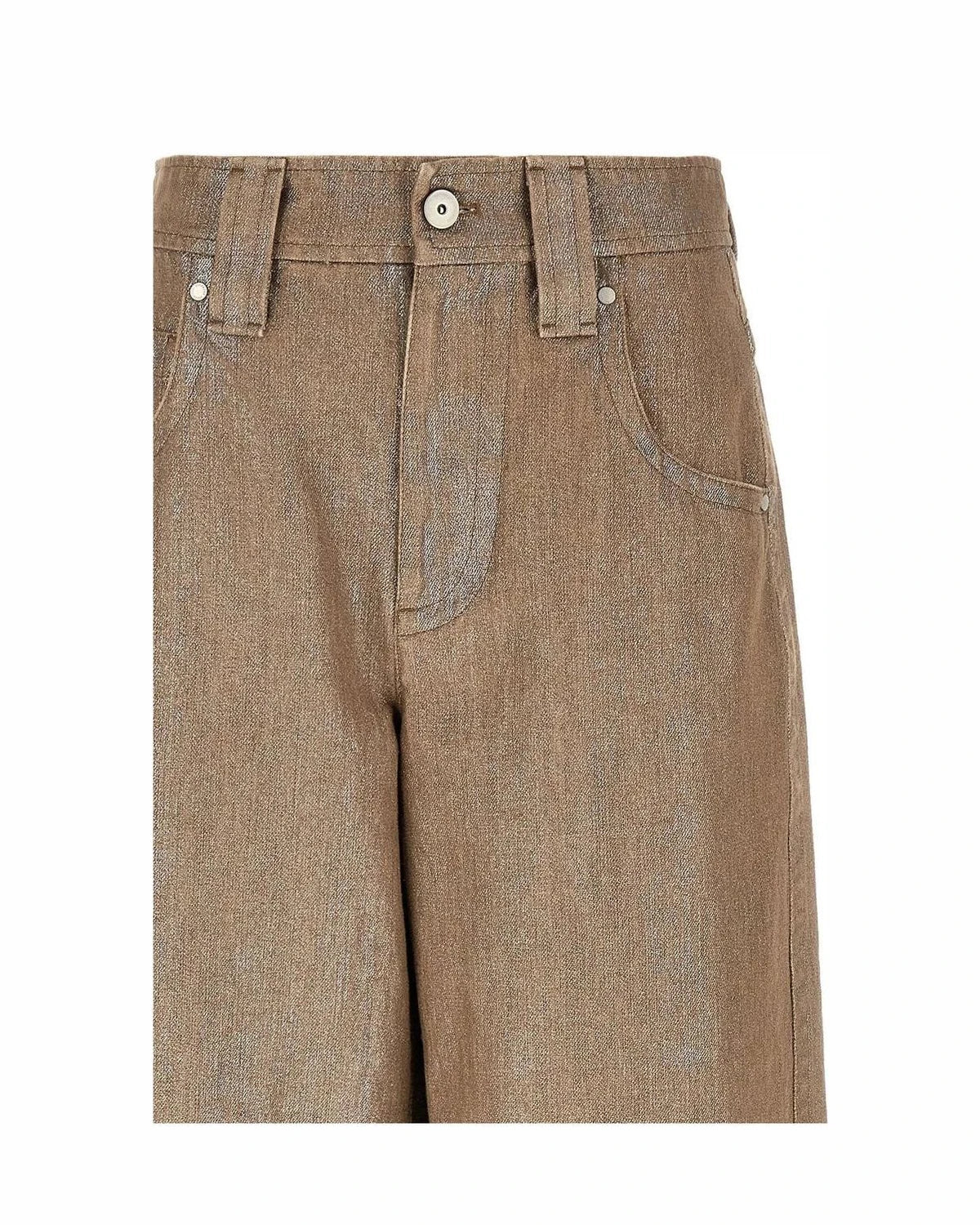 Brunello Cucinelli Jean in beige, Cotton β view 3