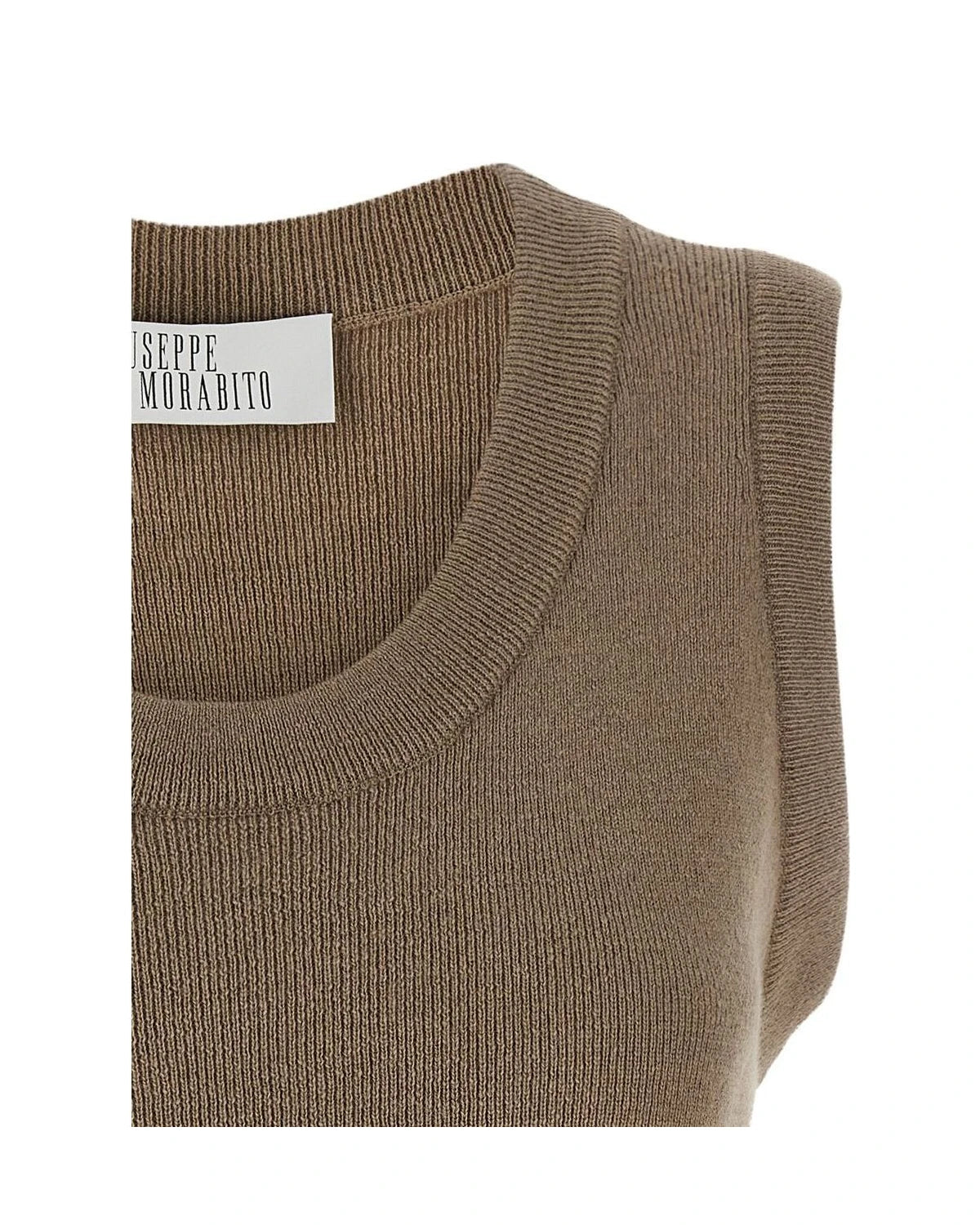 Giuseppe Di Morabito Beige Wool T-Shirt