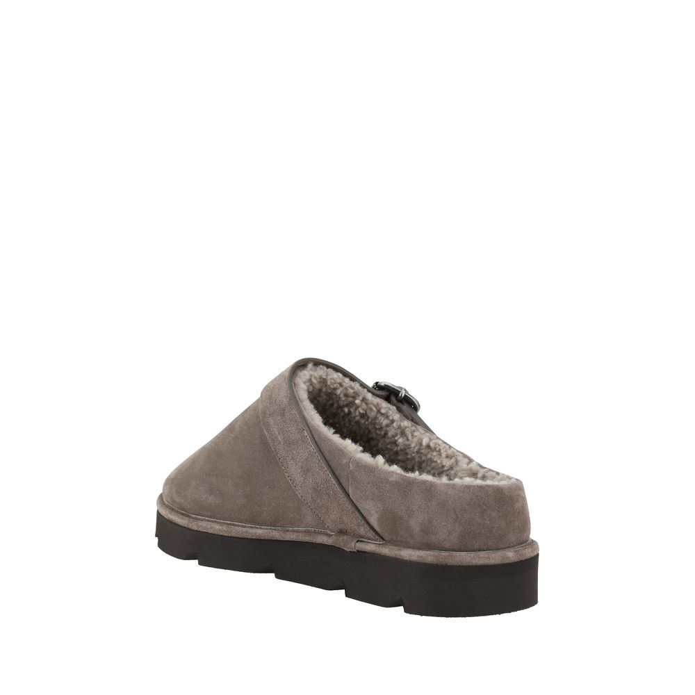 Brunello Cucinelli Fur Sabot Glam Steals