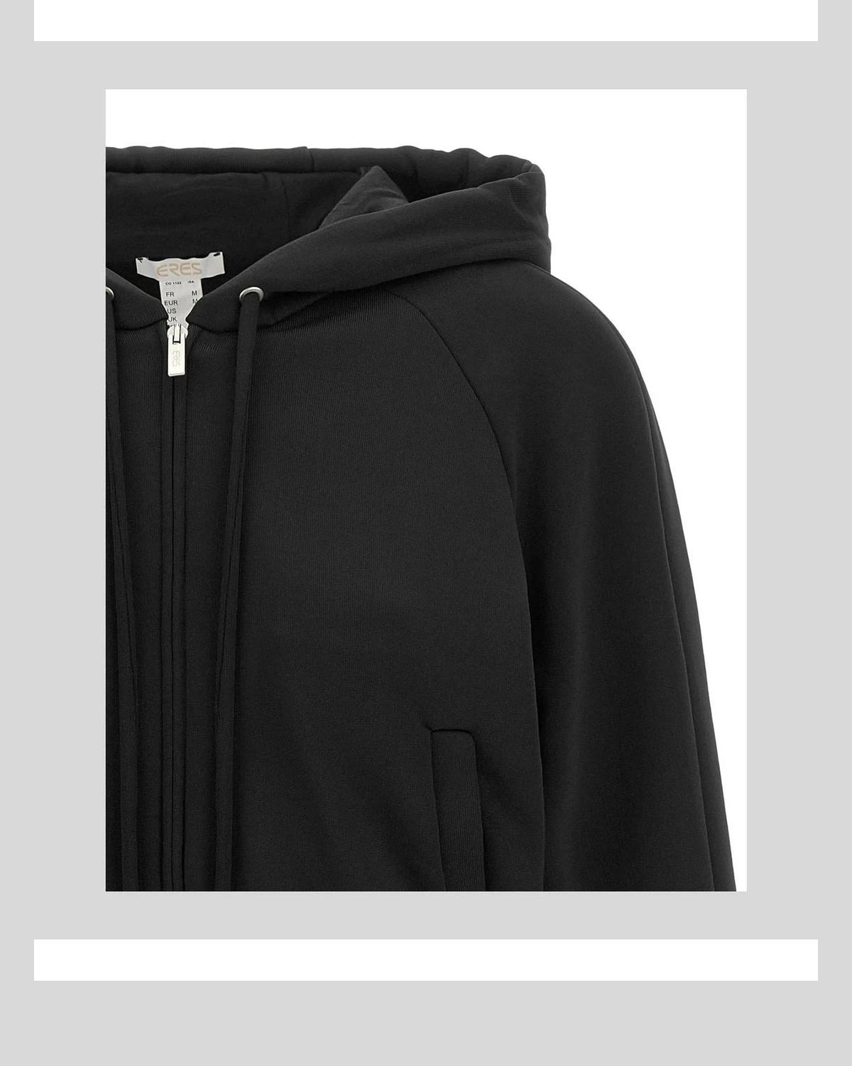 Eres Hoodie in black, Polyamide — view 3