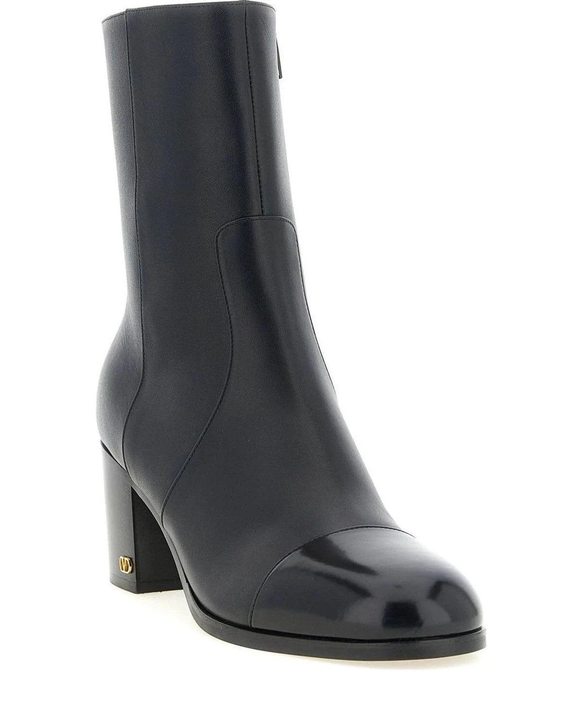 Valentino Garavani Ankle Boots in black, Calfskin Leather — view 2