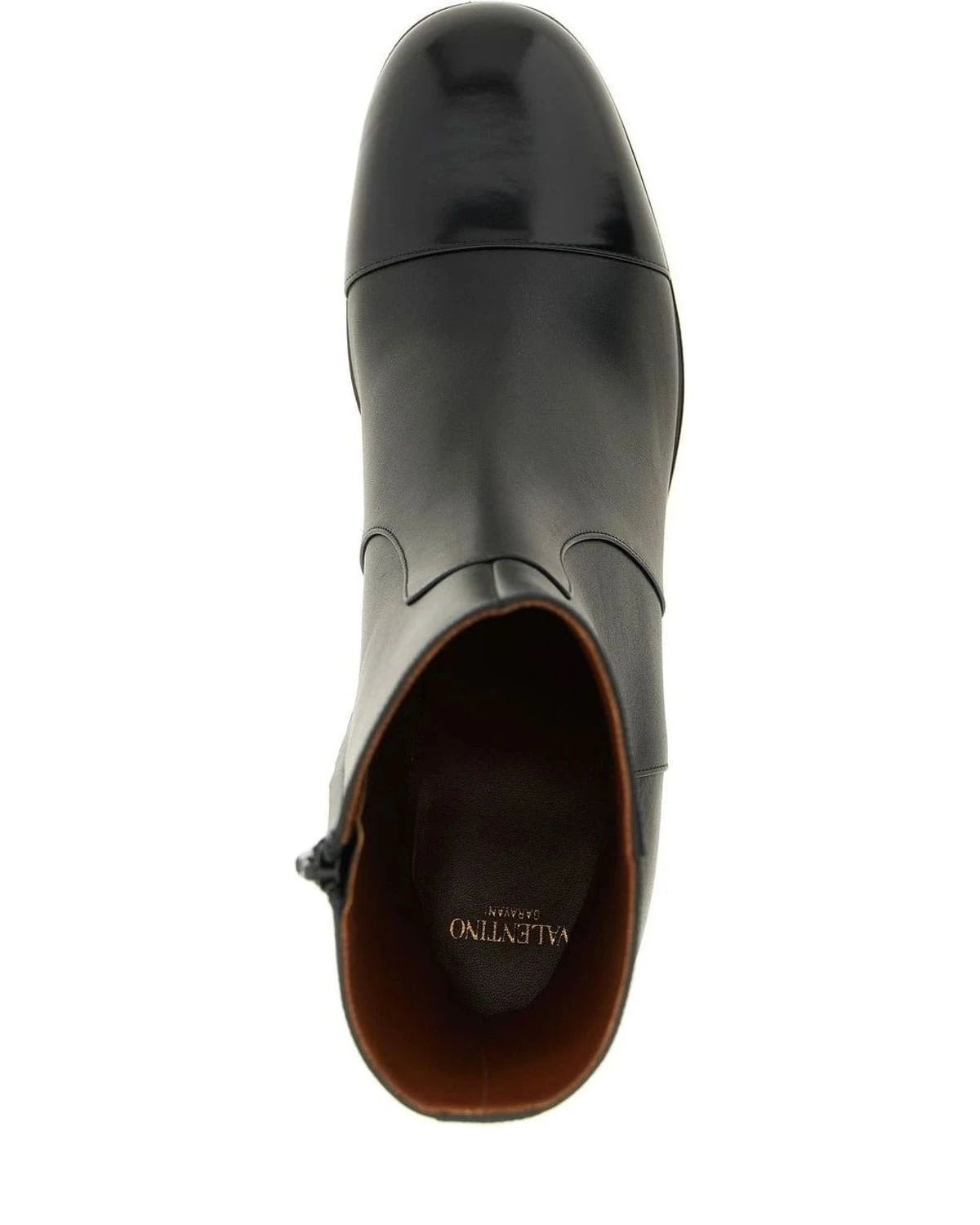 Valentino Garavani Ankle Boots in black, Calfskin Leather — view 4
