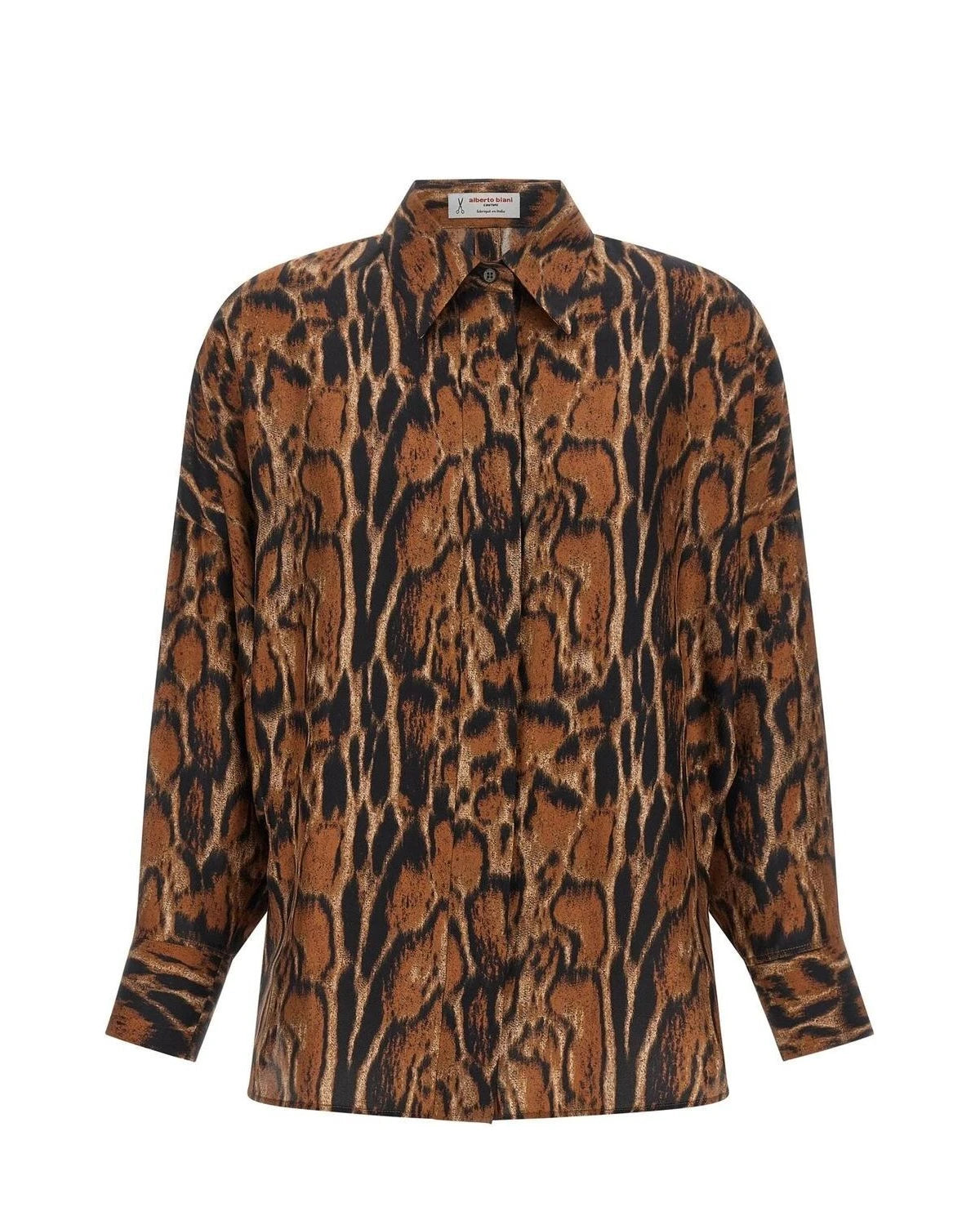 Alberto Biani Blouse in brown, Silk