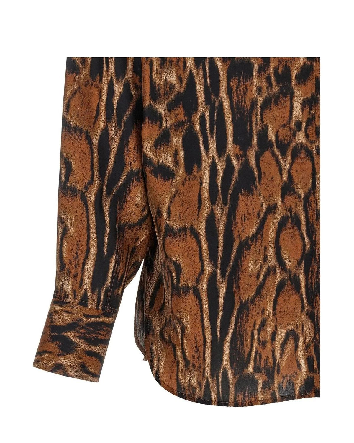 Alberto Biani Blouse in brown, Silk — view 4