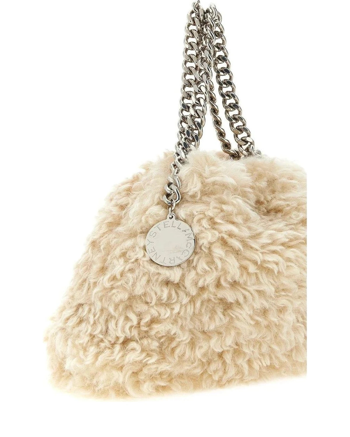 Stella McCartney Hobo Bag in beige, Polyester — view 3