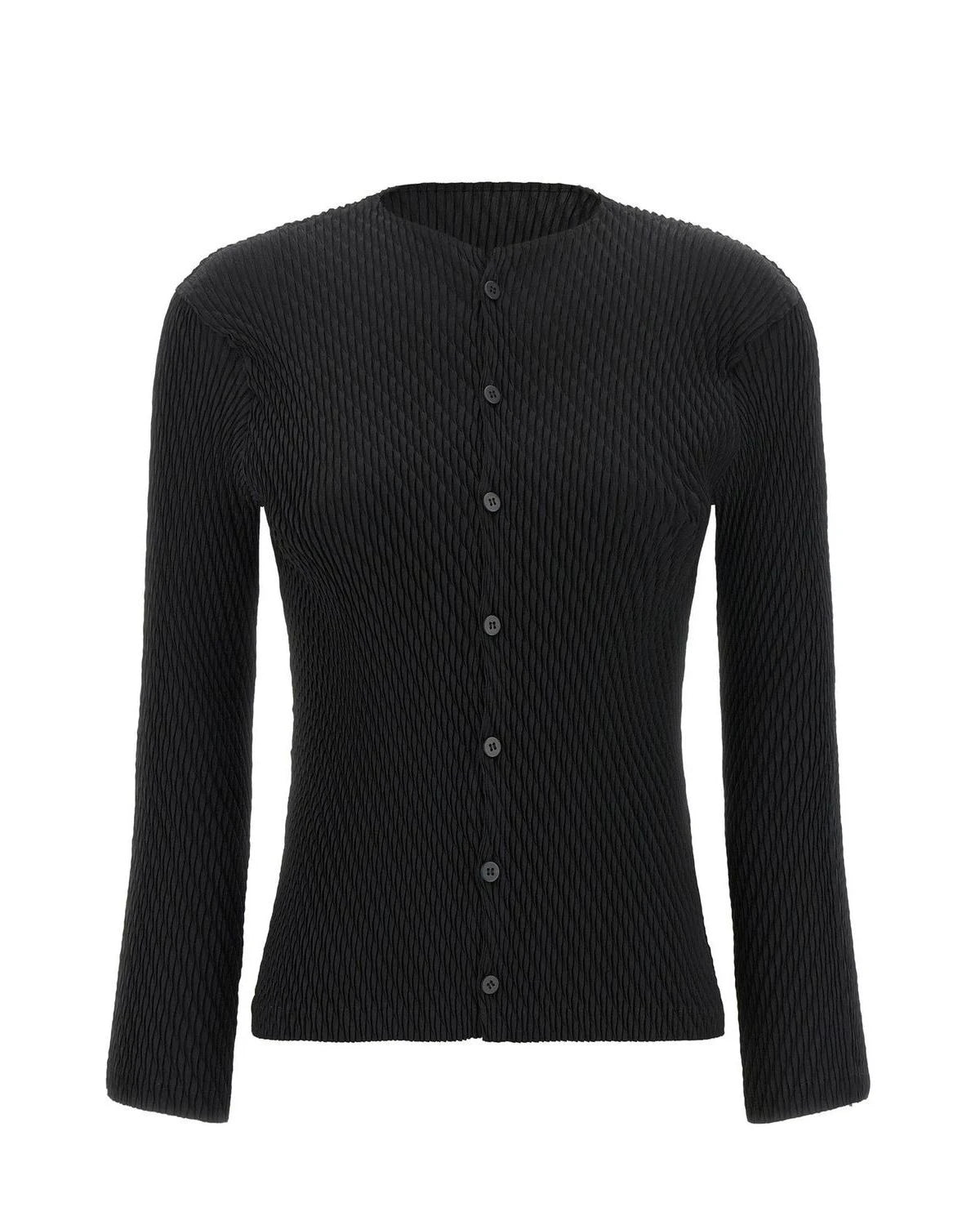Issey Miyake Cardigan in black, Polyester
