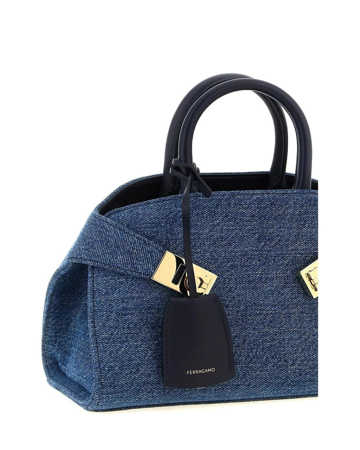 Ferragamo Satchel Bag in blue — view 3
