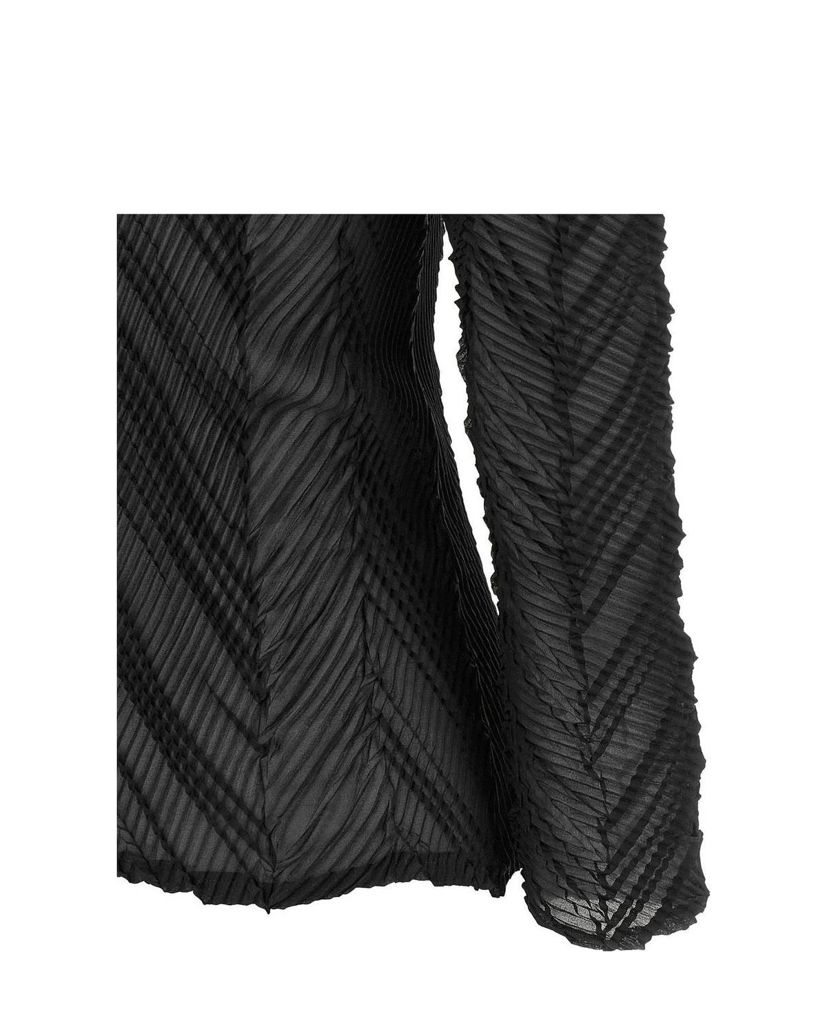 Issey Miyake Cardigan in black, Polyester — view 4