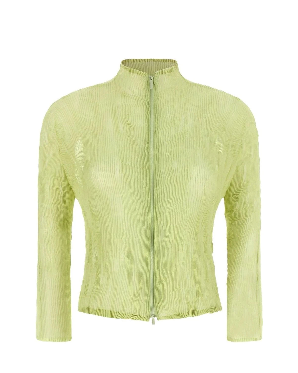 Issey Miyake Cardigan in green, Polyester