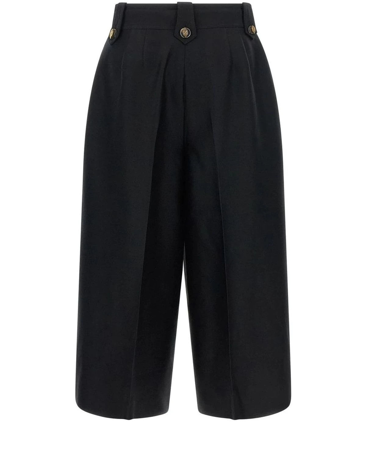 Zimmermann Short Trouser in black, Wool — view 2