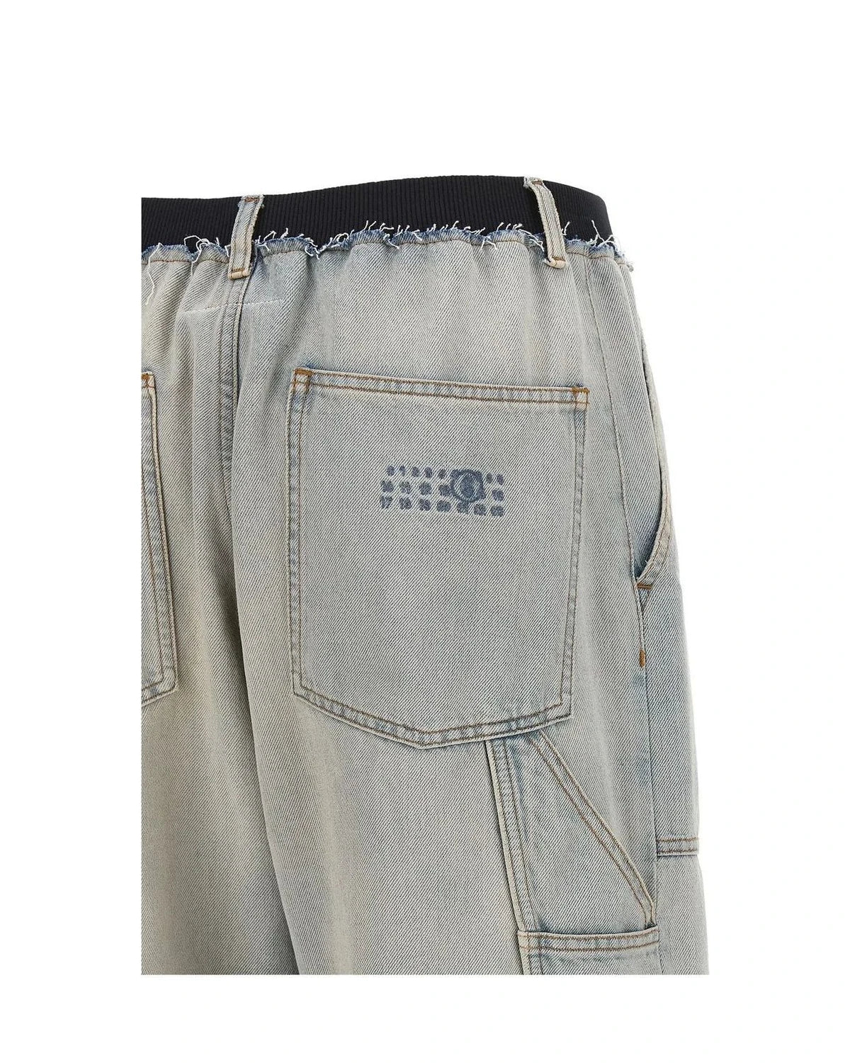 MM6 Maison Margiela Jean in blue, Cotton — view 4