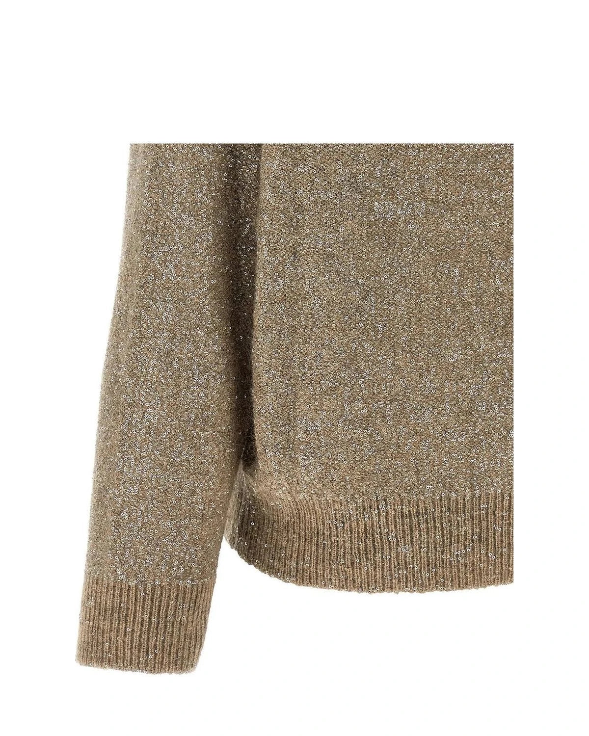 Brunello Cucinelli Sweater in beige, Polyamide — view 4