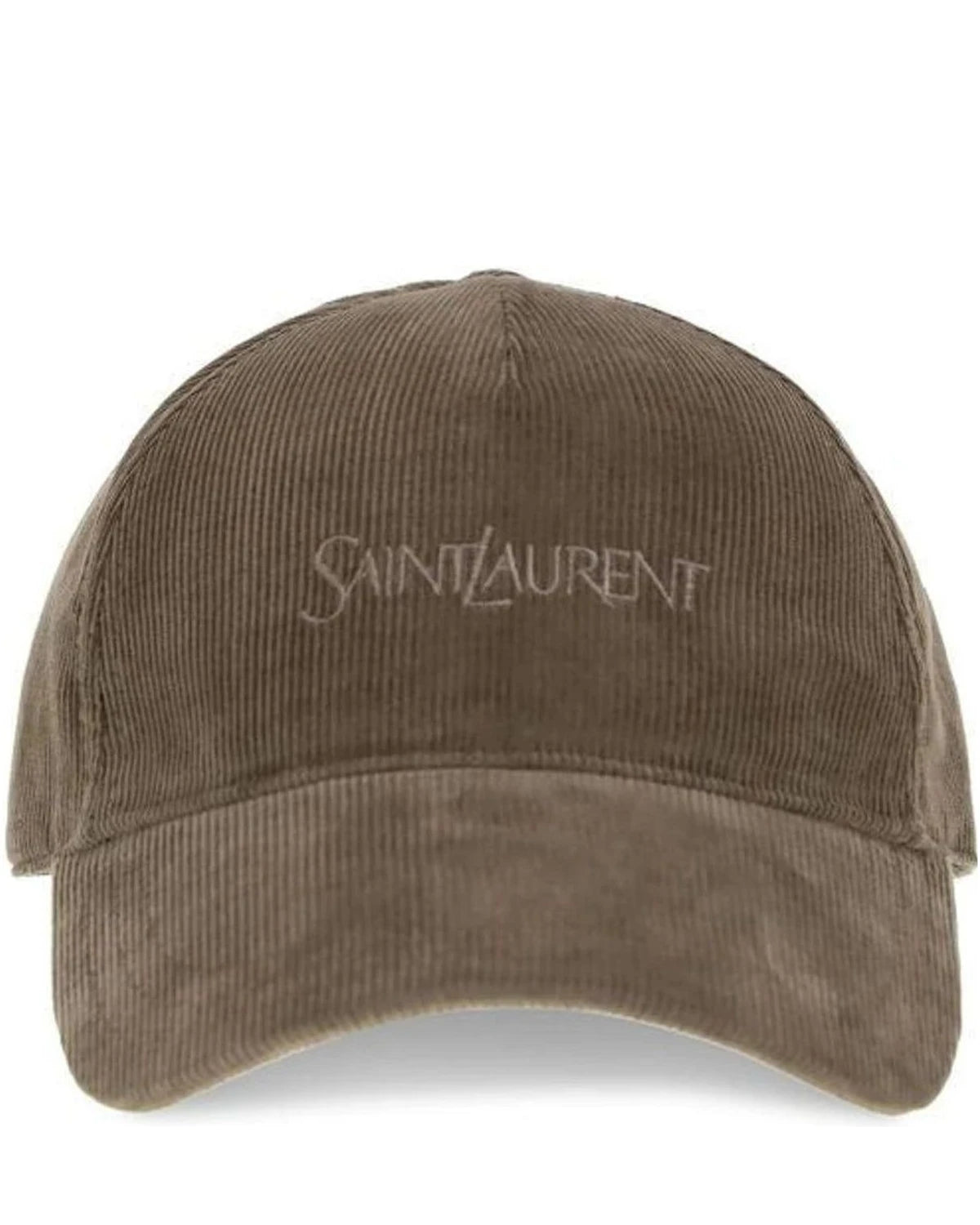 Saint Laurent Baseball Cap in brown, Cotton