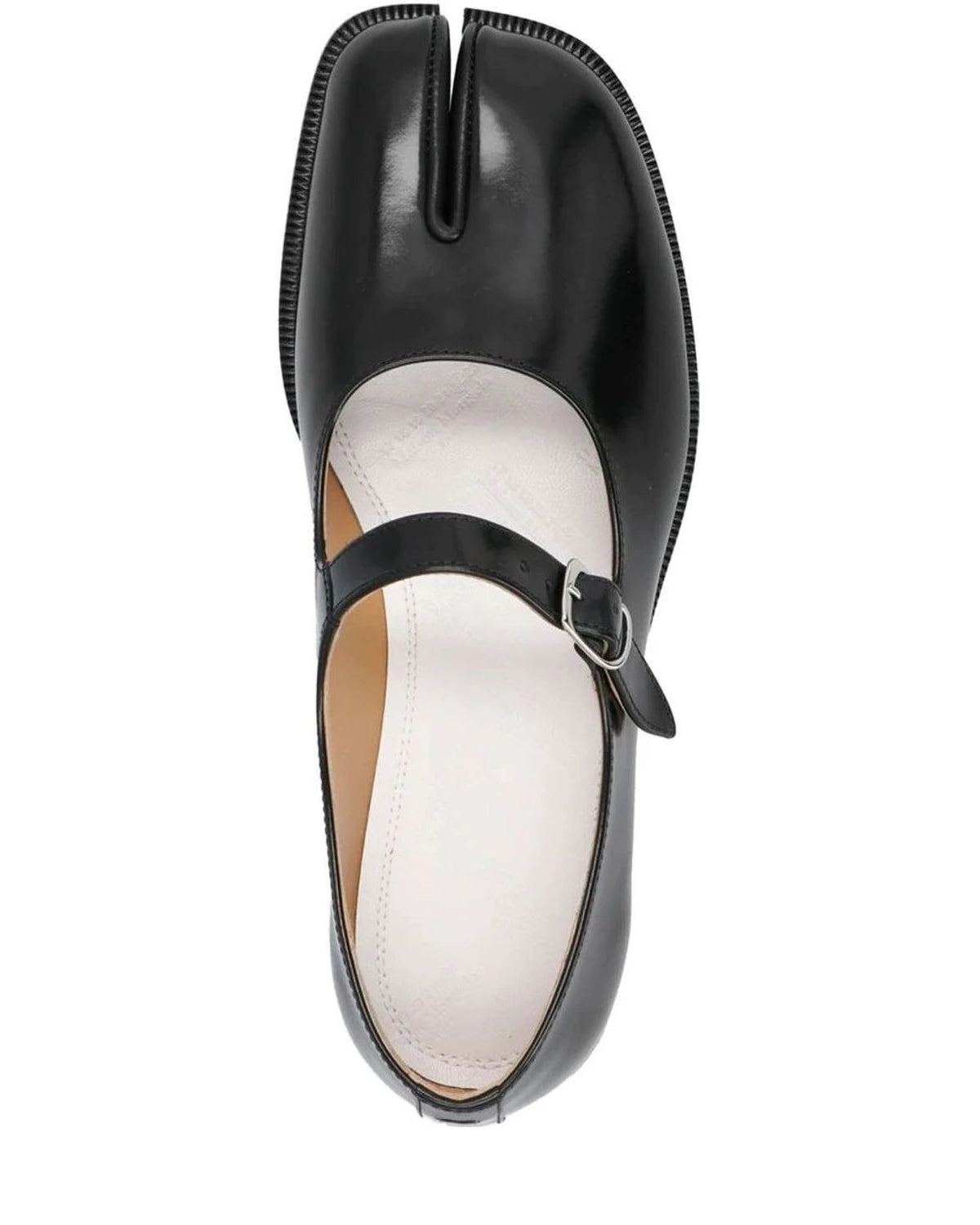 Maison Margiela Ballet Flats in black, Leather — view 3