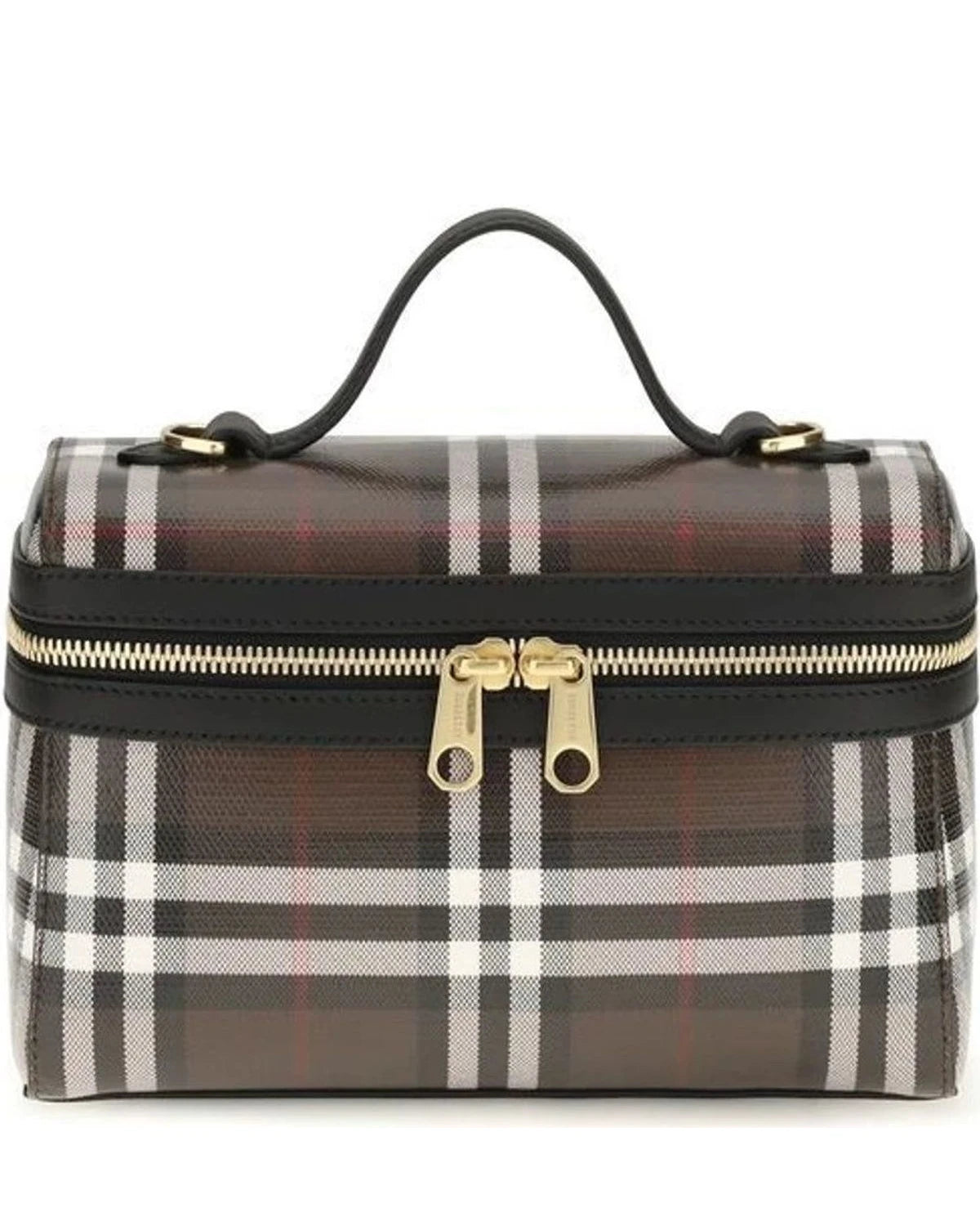Burberry Makeup Bag in brown, Cotton