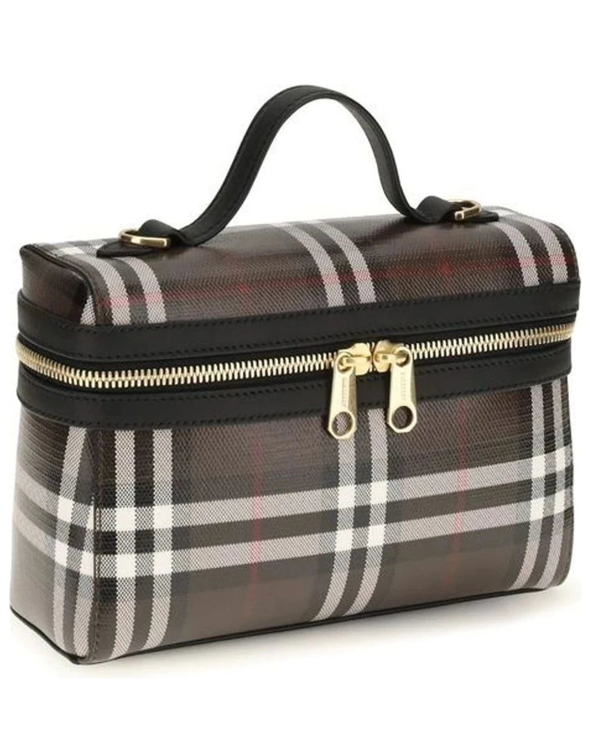 Burberry Makeup Bag in brown, Cotton — view 2