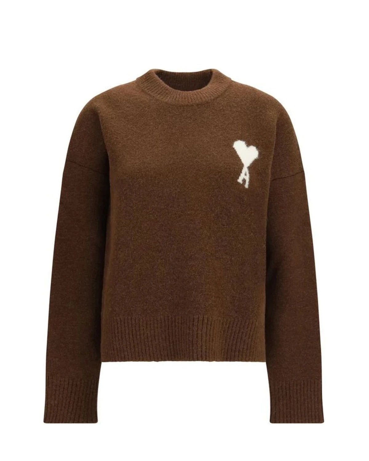 Ami Paris Sweater in brown, Alpaca Vicugna